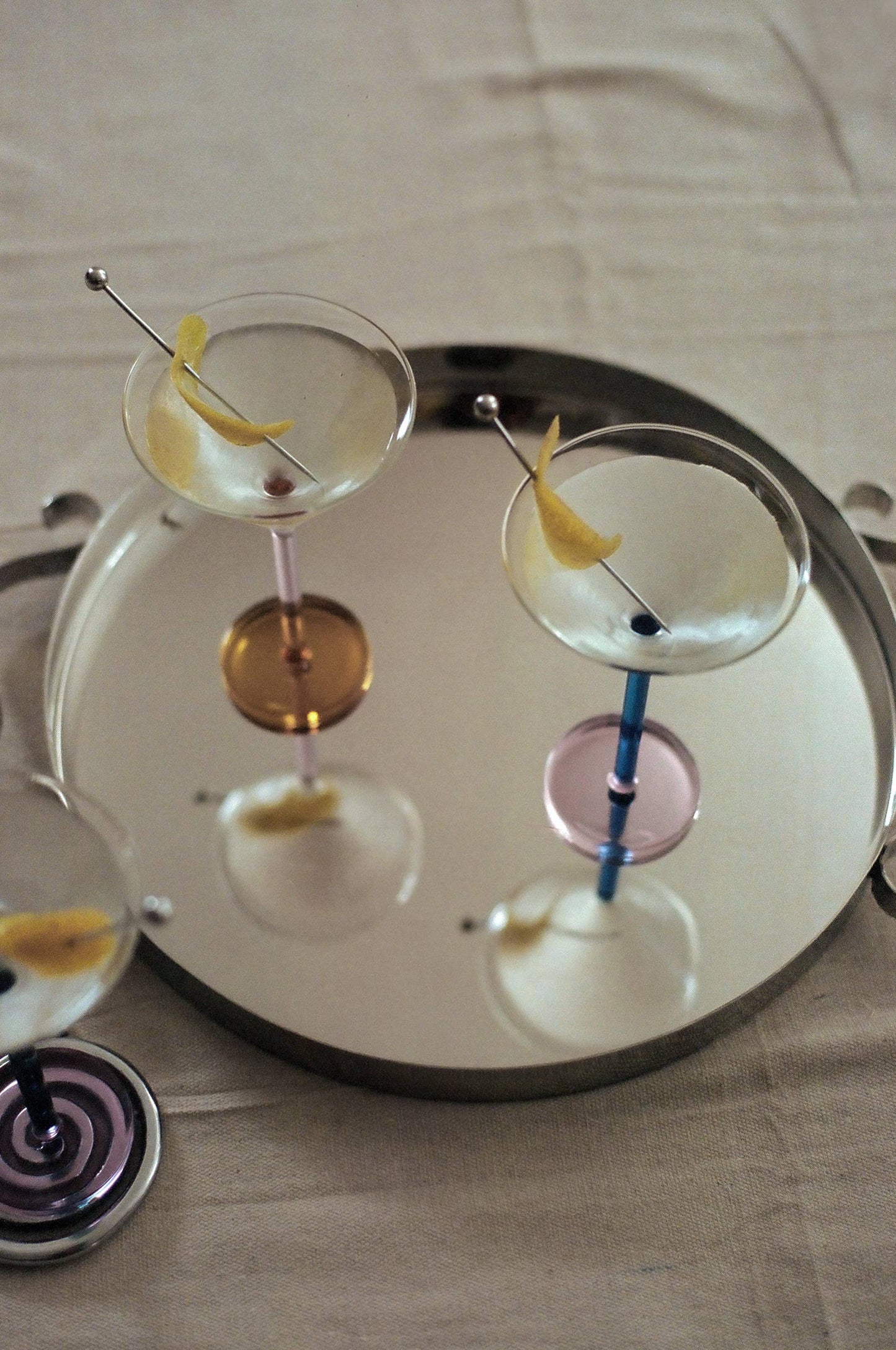 Piano Cocktail Glasses, Bluenote - by Carlyle Avenue