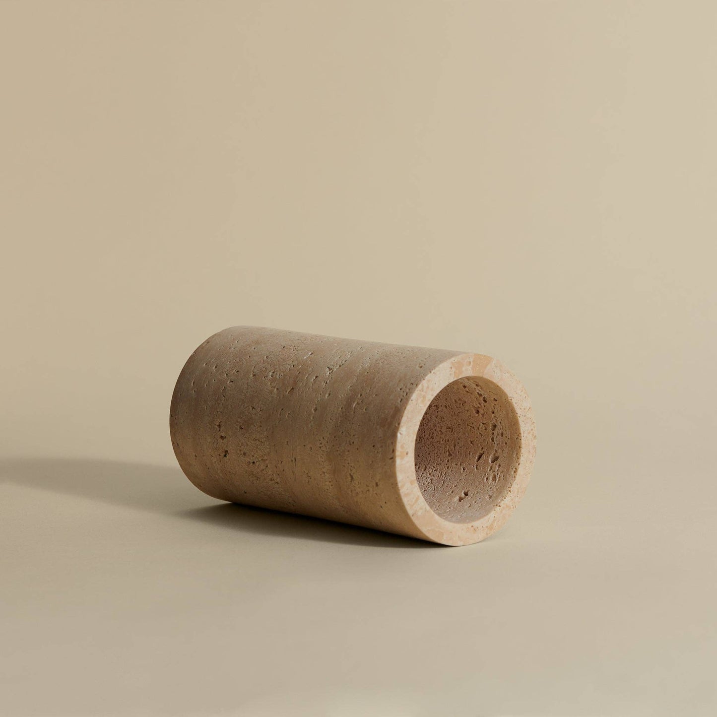Travertine Vase - by Carlyle Avenue