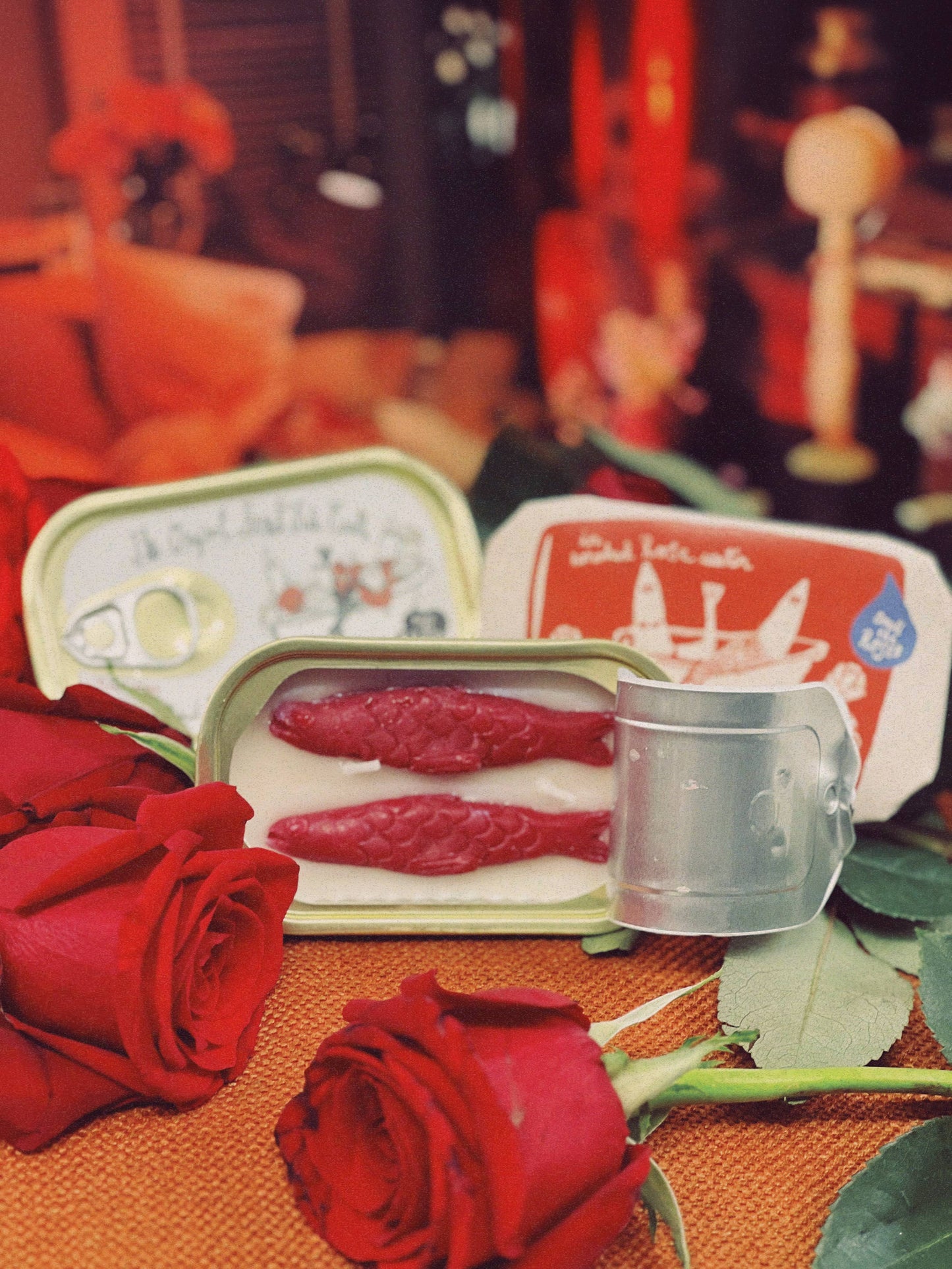 Tinned Fish Candle - Smoked Rose Water - Candles by Carlyle Avenue
