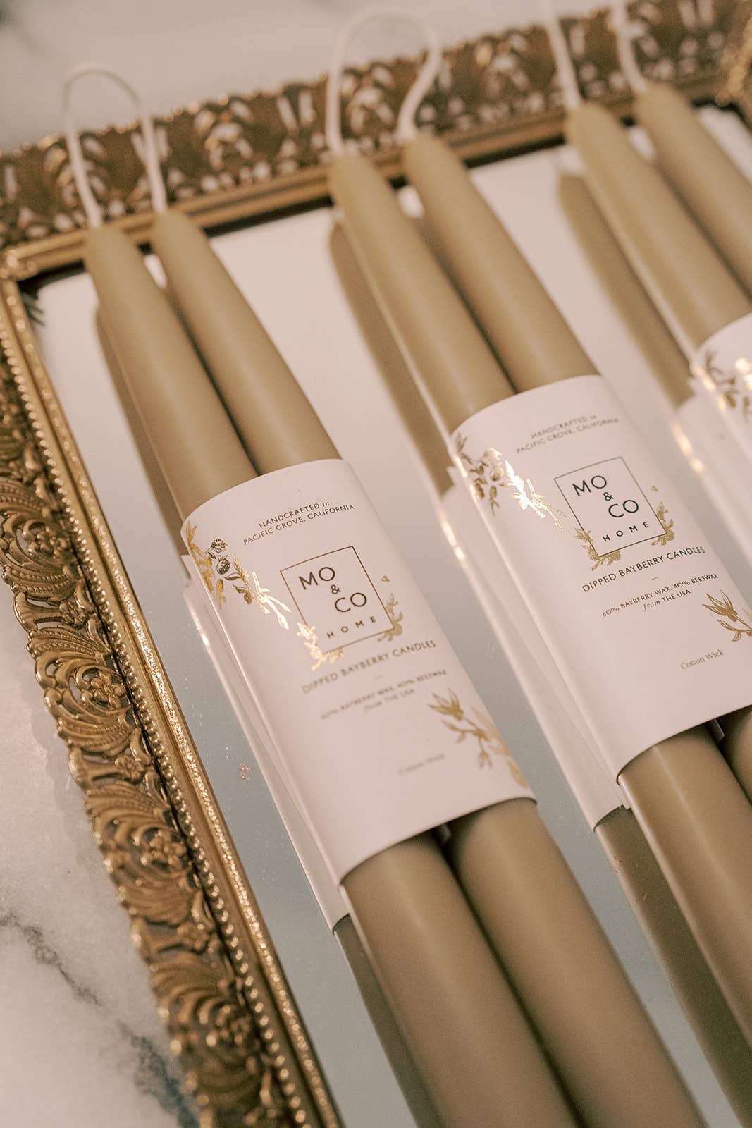 Limited Edition! Bayberry Dipped Taper Candles - by Carlyle Avenue