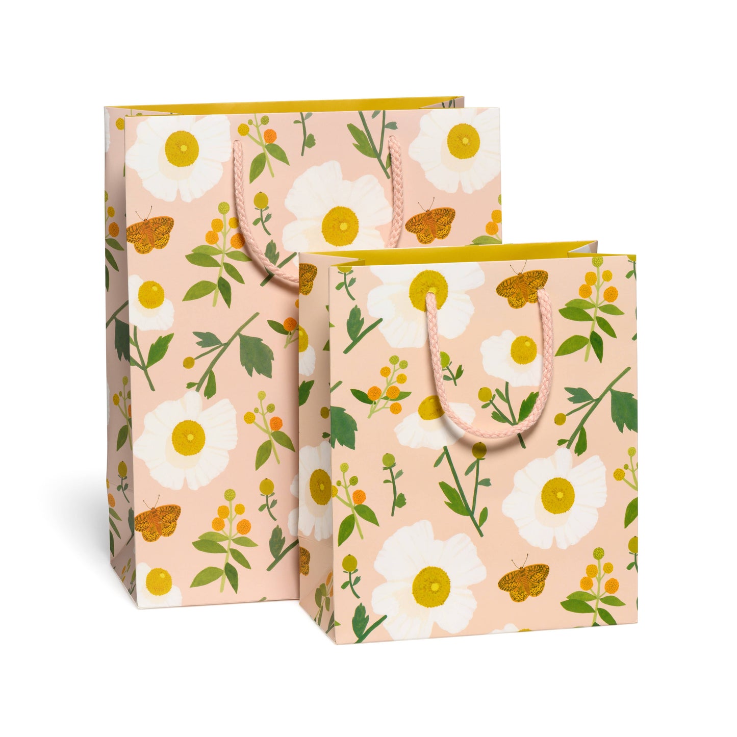 White Poppies gift bags: Large - Gift Wrap by Carlyle Avenue