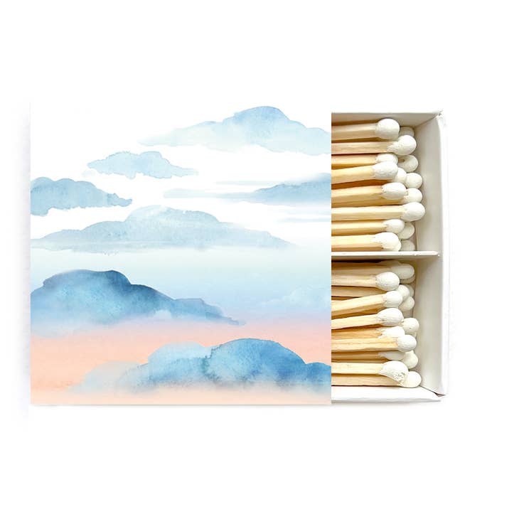 Watercolor Cloud Matches - Matches by Carlyle Avenue