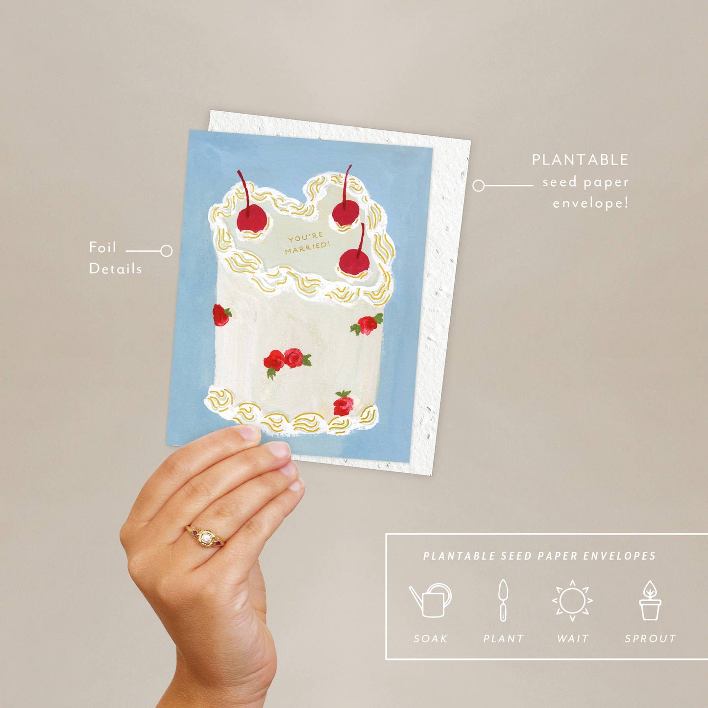 Heart You Cake - Wedding + Engagement Card - by Carlyle Avenue