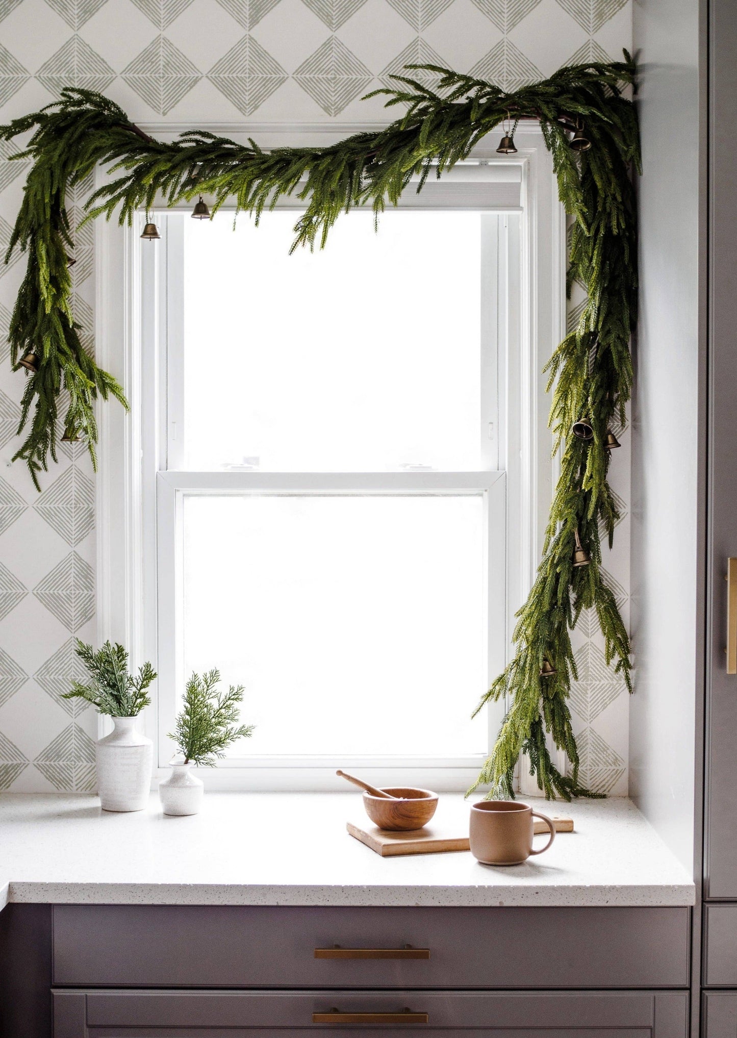 The Original Afloral Real Touch Norfolk Pine Garland - 60" - by Carlyle Avenue