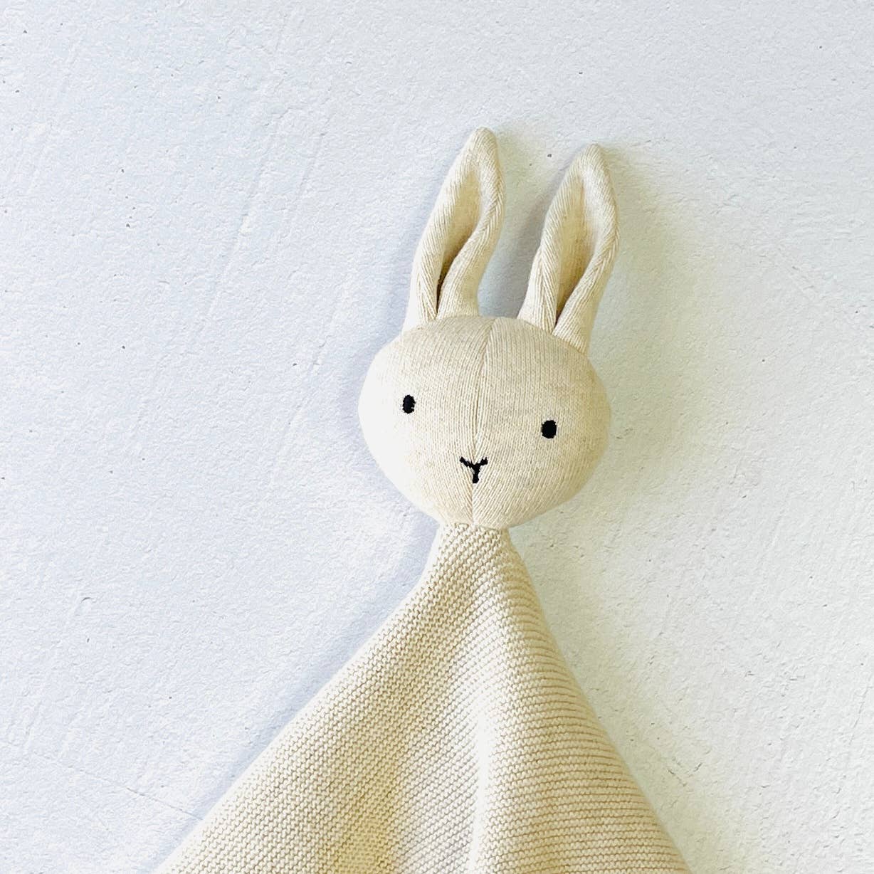 Bunny Mommy & Me Baby Knit Blanket & Lovey Gift SET -  by Carlyle Avenue