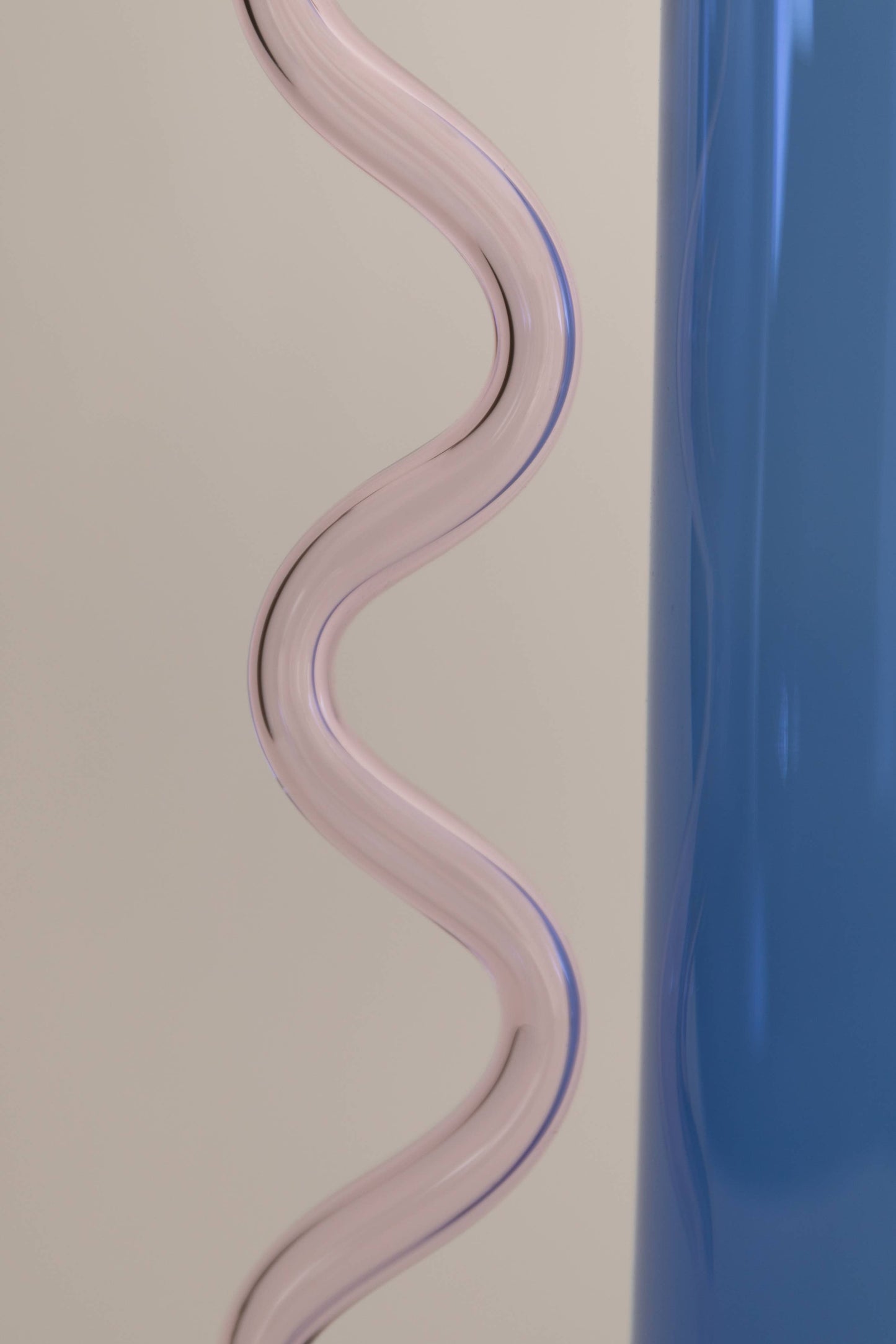 Wave Pitcher, Blue/Pink - by Carlyle Avenue