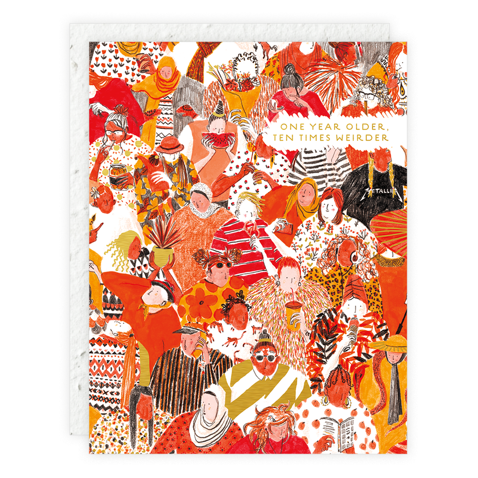 Ten Times Weirder - Birthday Card - by Carlyle Avenue
