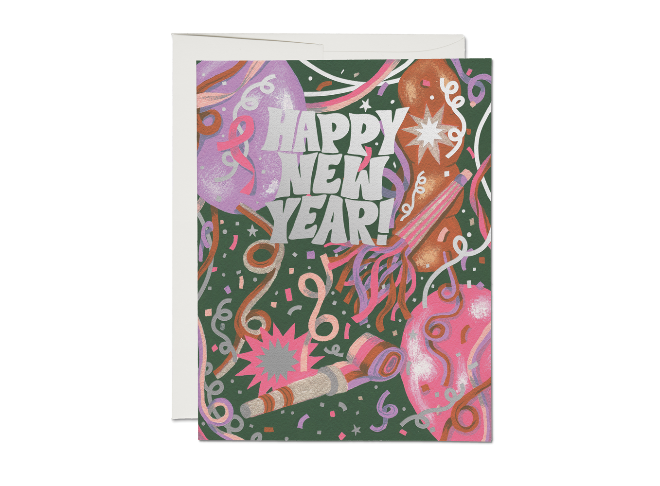 New Year's Noise New Year holiday greeting card - by Carlyle Avenue