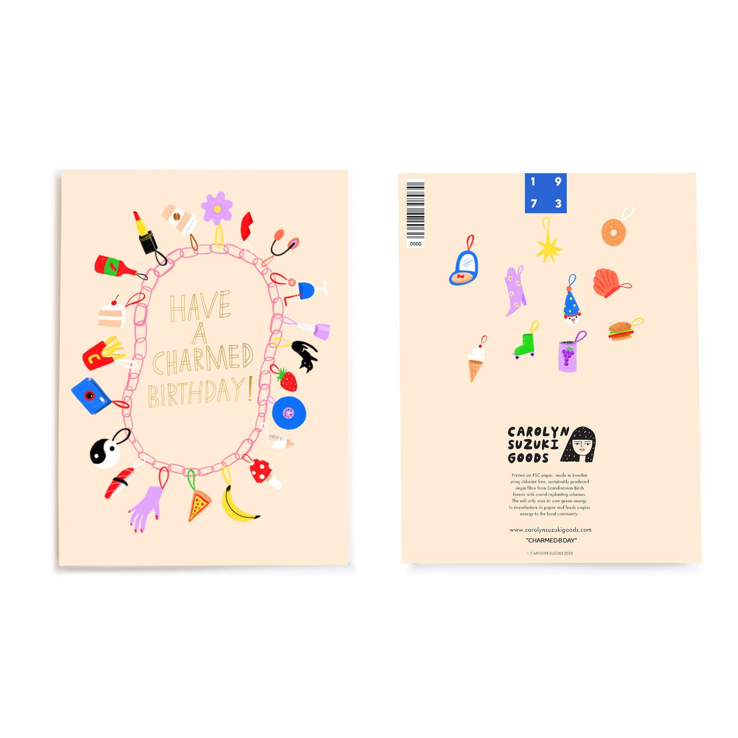 CHARMED BIRTHDAY - Birthday Card - Greeting Cards by Carlyle Avenue