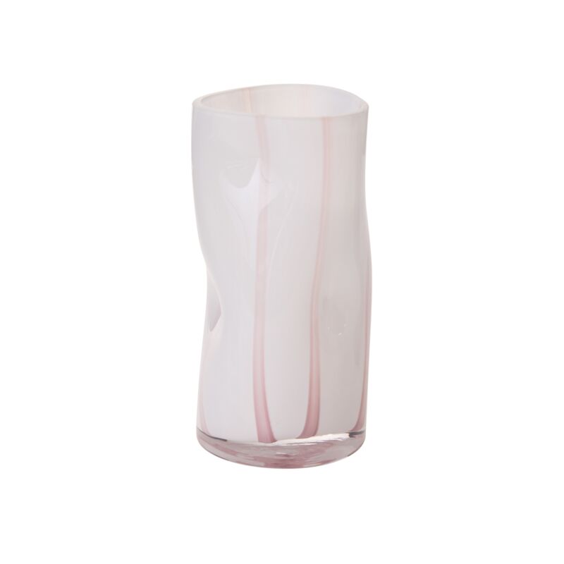 Pink Stripe Vase - Vasesa by Carlyle Avenue