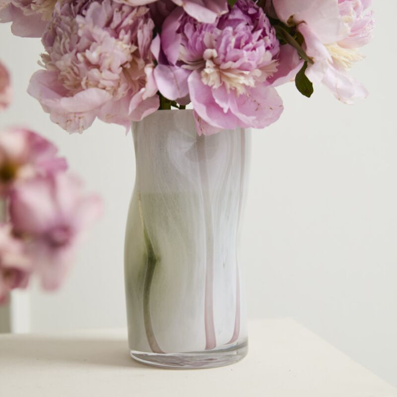 Pink Stripe Vase - Vasesa by Carlyle Avenue
