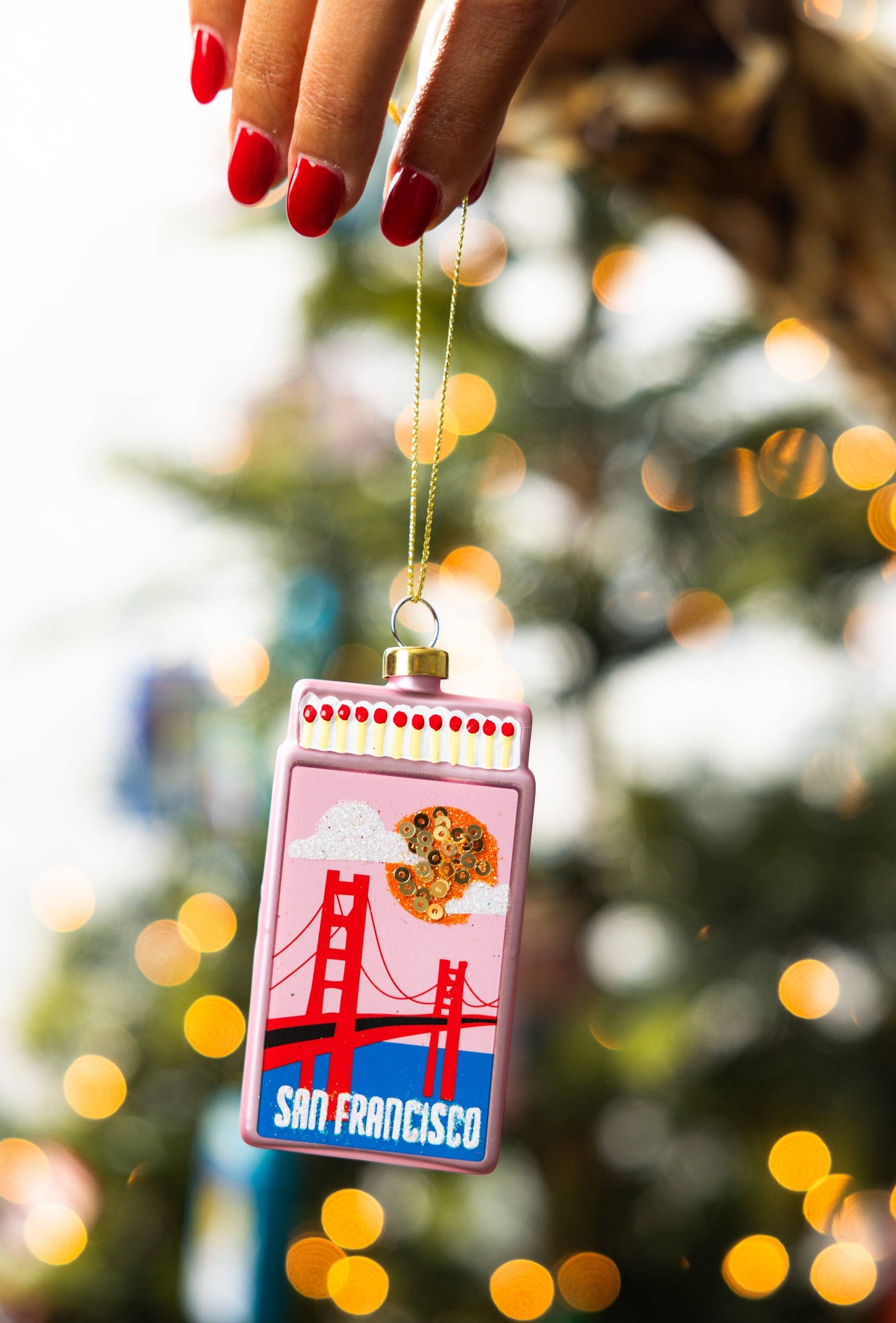 Matchbook Ornament - San Francisco - by Carlyle Avenue