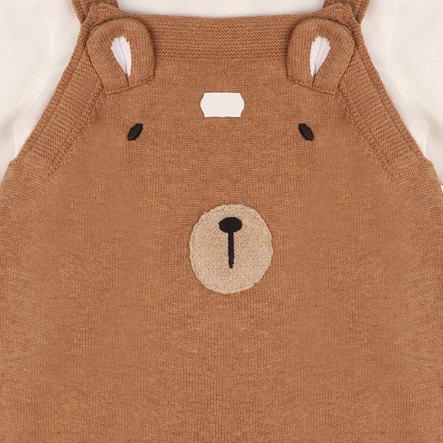 Bear Sweater Knit Baby Overall & Bodysuit Set (Organic) - by Carlyle Avenue