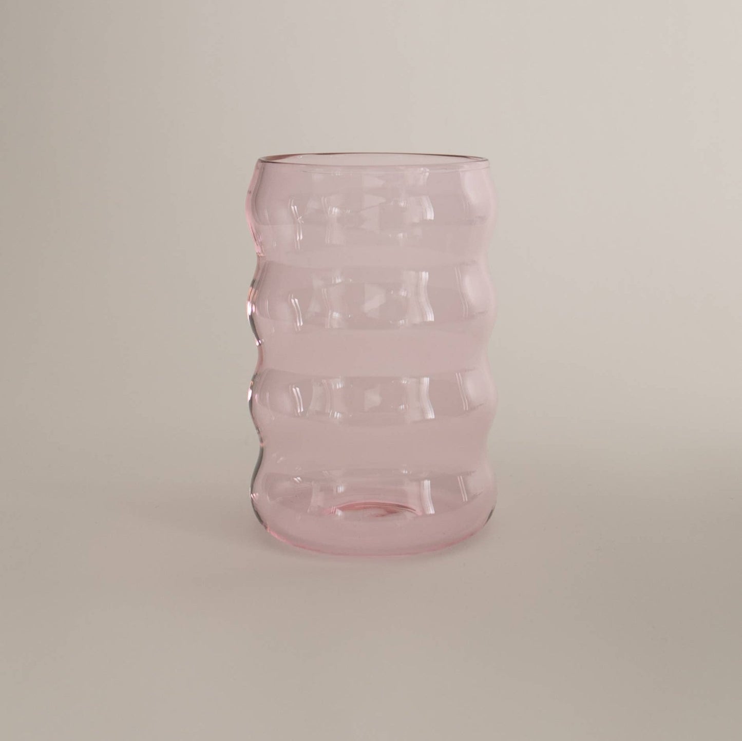 12oz Ripple Cup, Pink - Glassware by Carlyle Avenue
