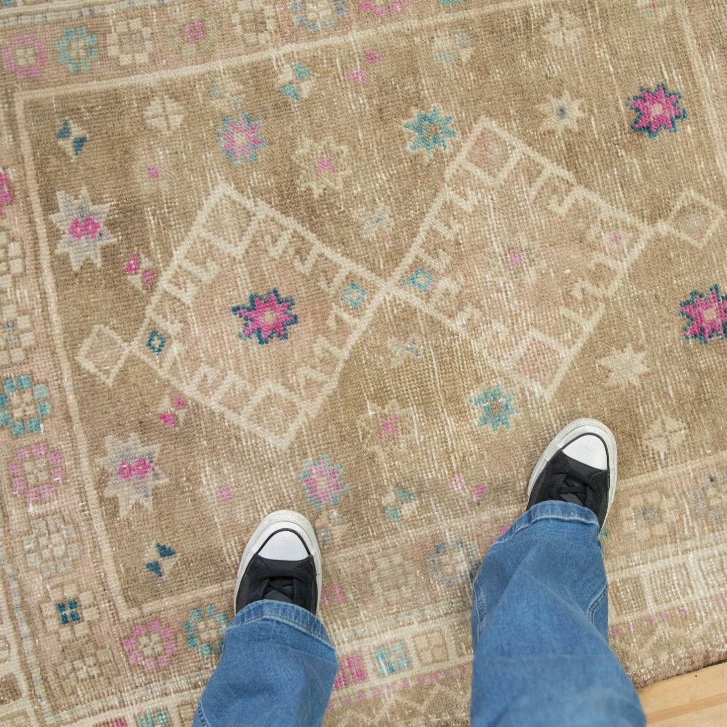 Vintage Distressed Oushak Rug - Rug by Carlyle Avenue