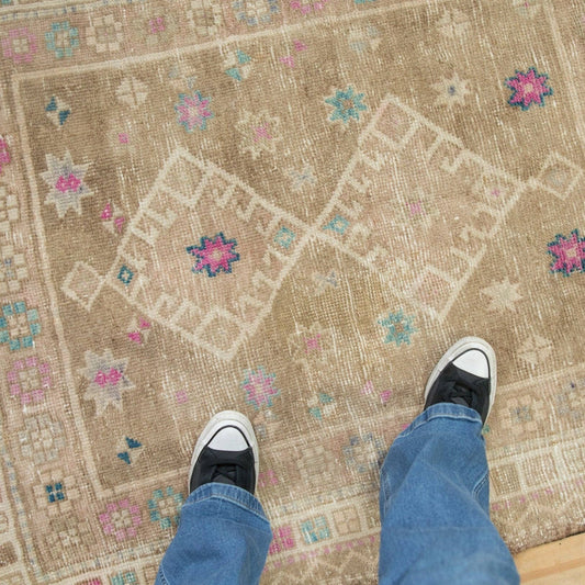 Vintage Distressed Oushak Rug - Rug by Carlyle Avenue