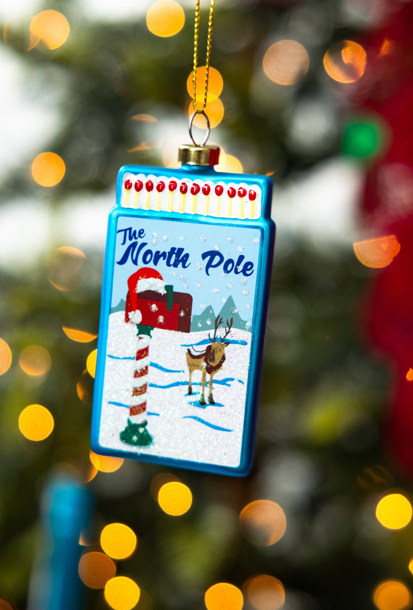 Matchbook Ornament - North Pole - by Carlyle Avenue