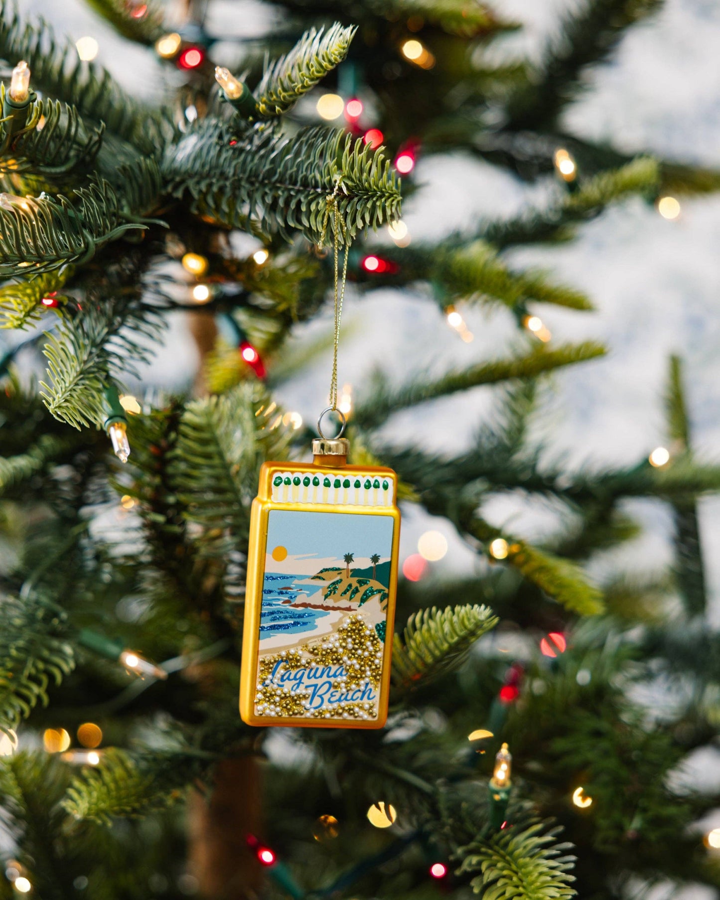Matchbook Ornament - Laguna Beach - by Carlyle Avenue