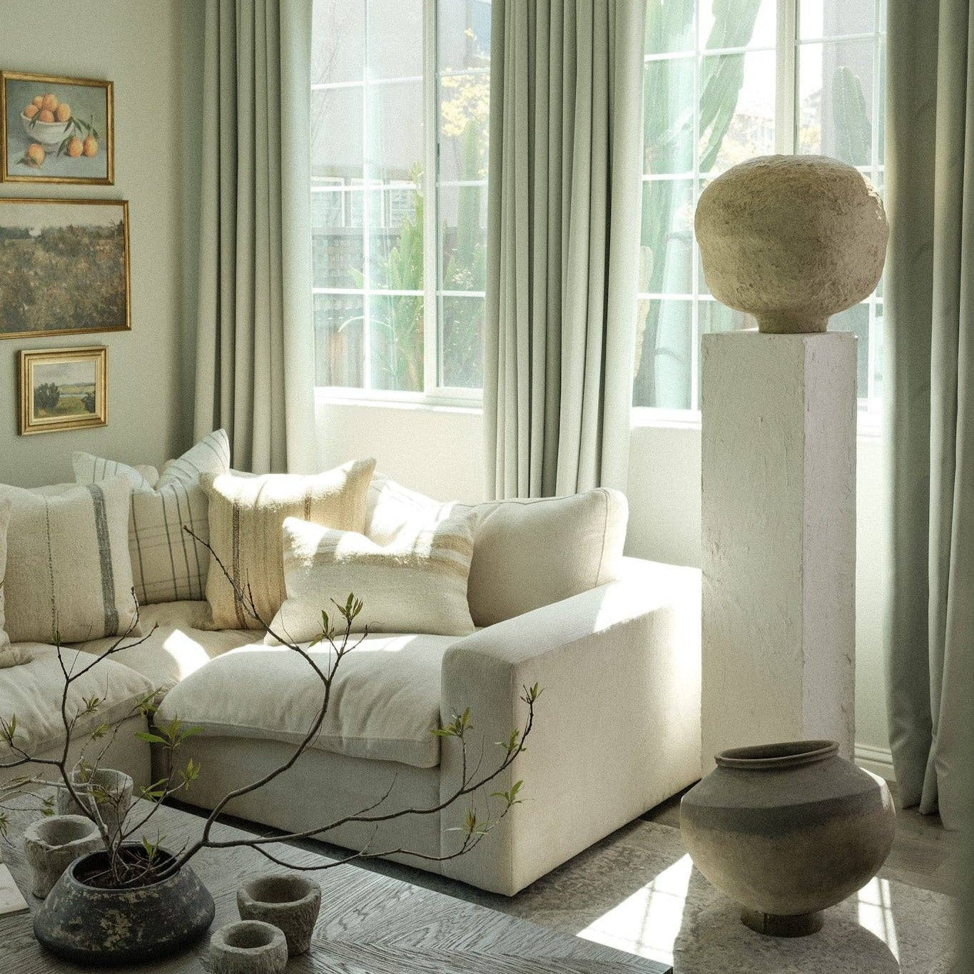Paper Mache Pot Round - Vases by Carlyle Avenue