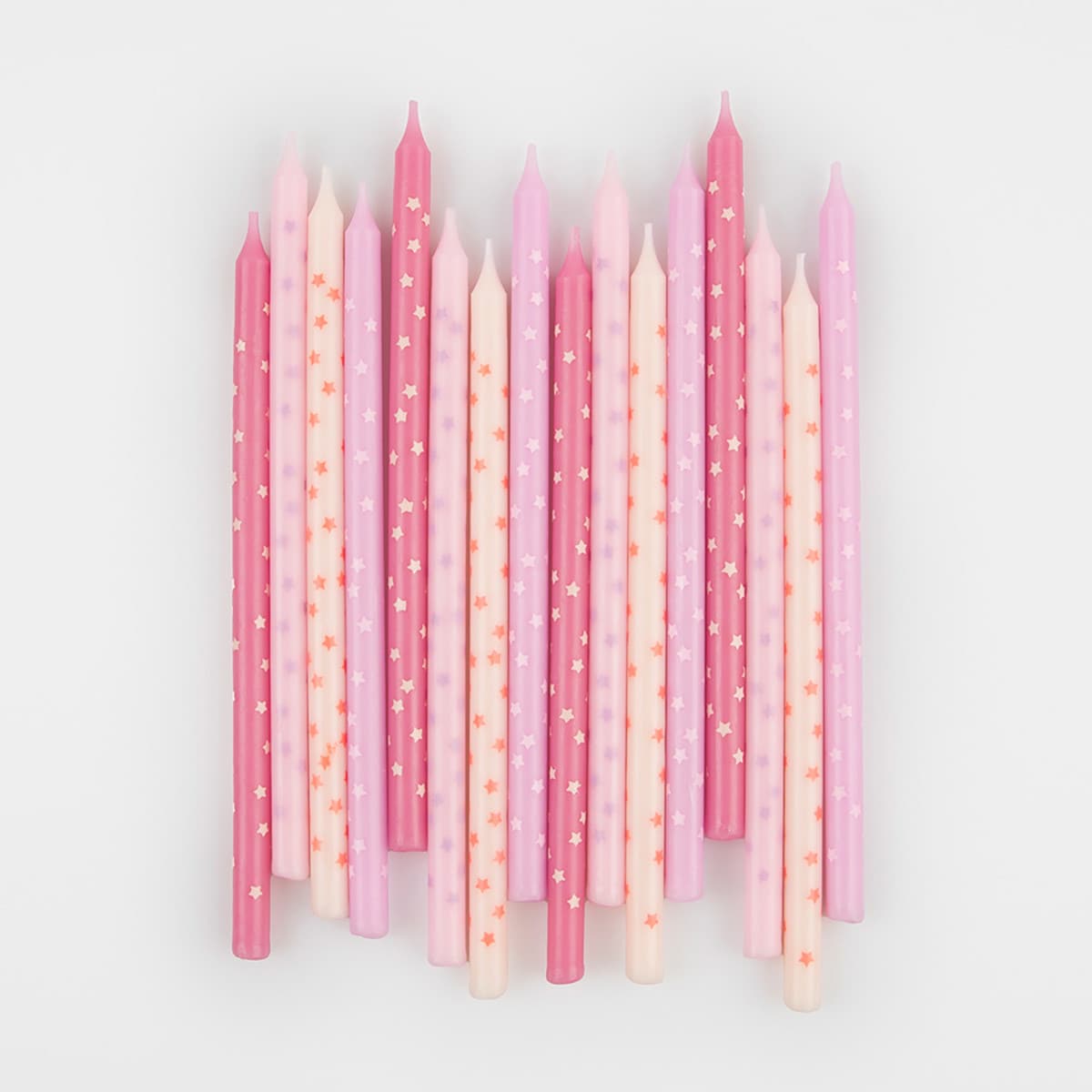 Pink Stars Birthday Candles - Birthday Candles by Carlyle Avenue