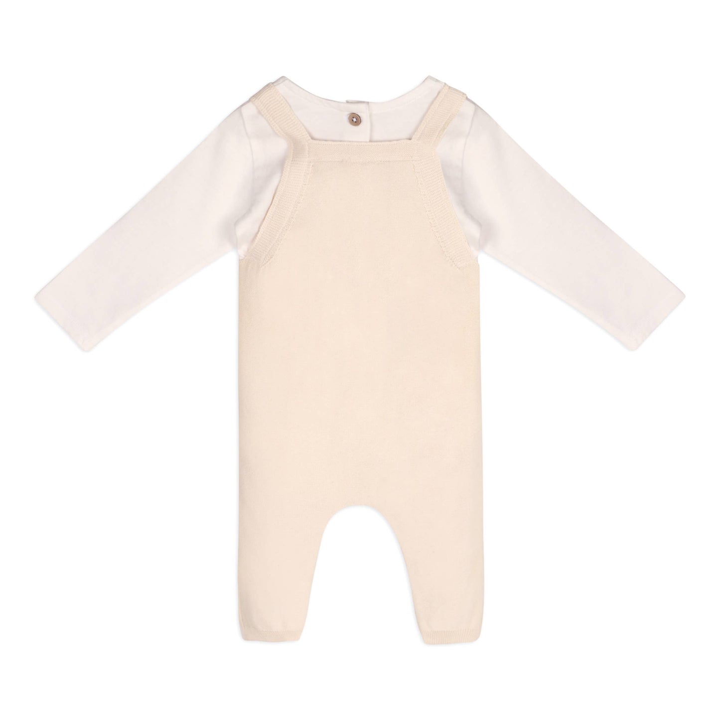 Mini Flowers Cable Knit Baby Overall & Bodysuit (Organic) - by Carlyle Avenue