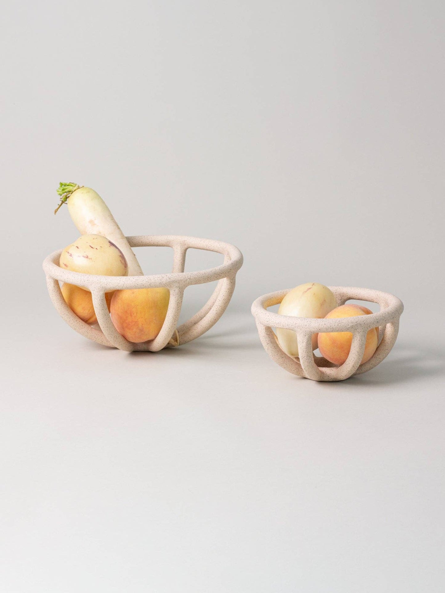 Prong Fruit Bowl, Sand - Decorative Bowls by Carlyle Avenue