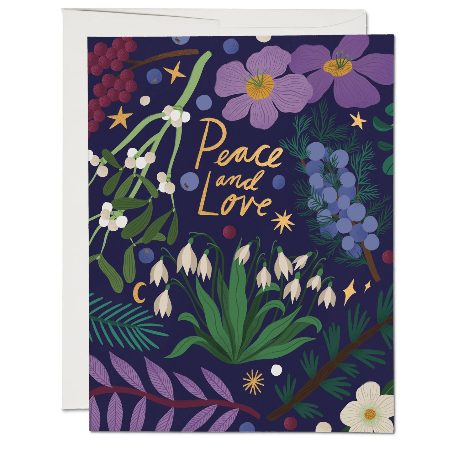 Winter Botanicals holiday greeting card - by Carlyle Avenue