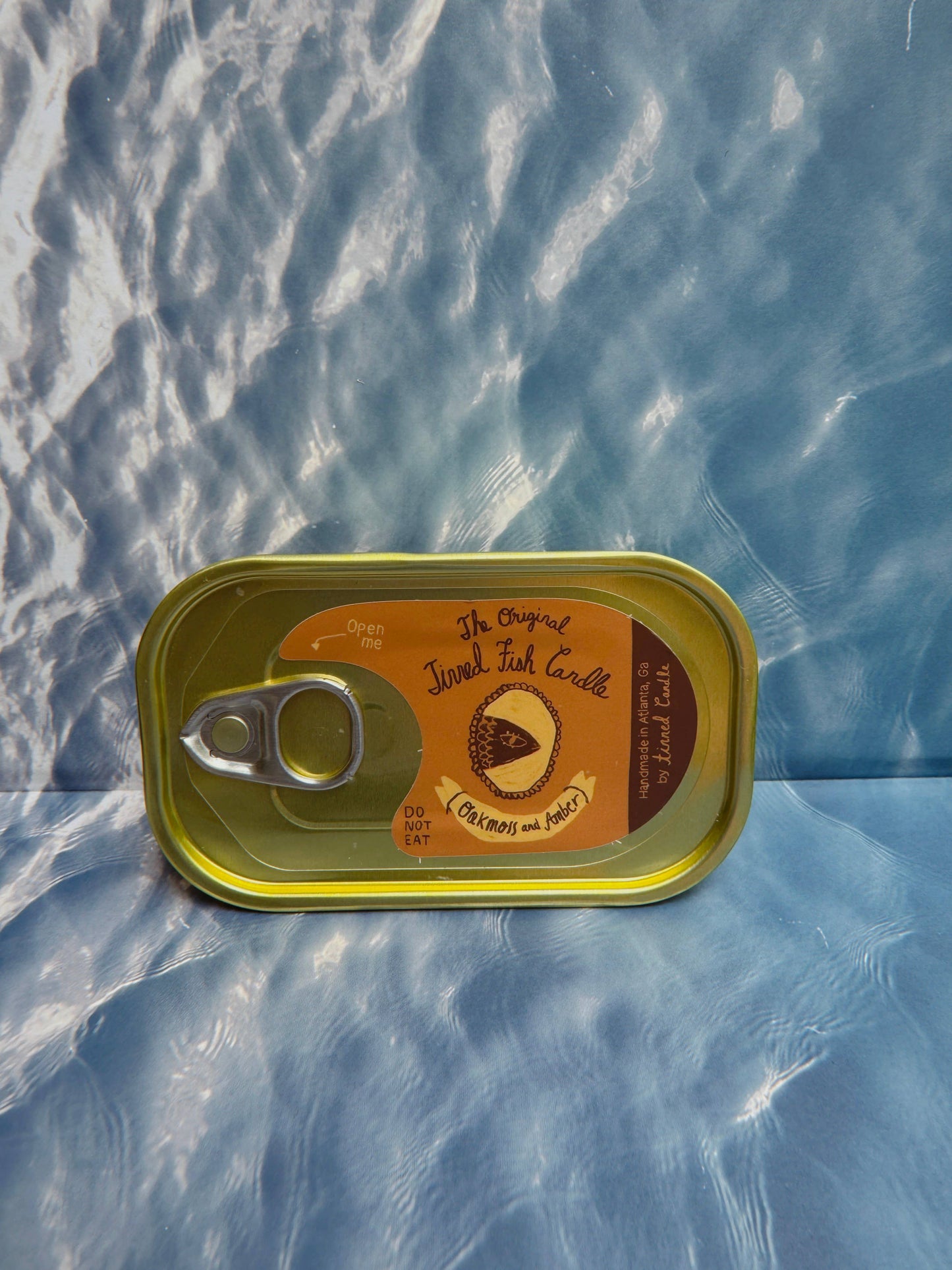 Tinned Fish Candle - Oakmoss & Amber - Candles by Carlyle Avenue