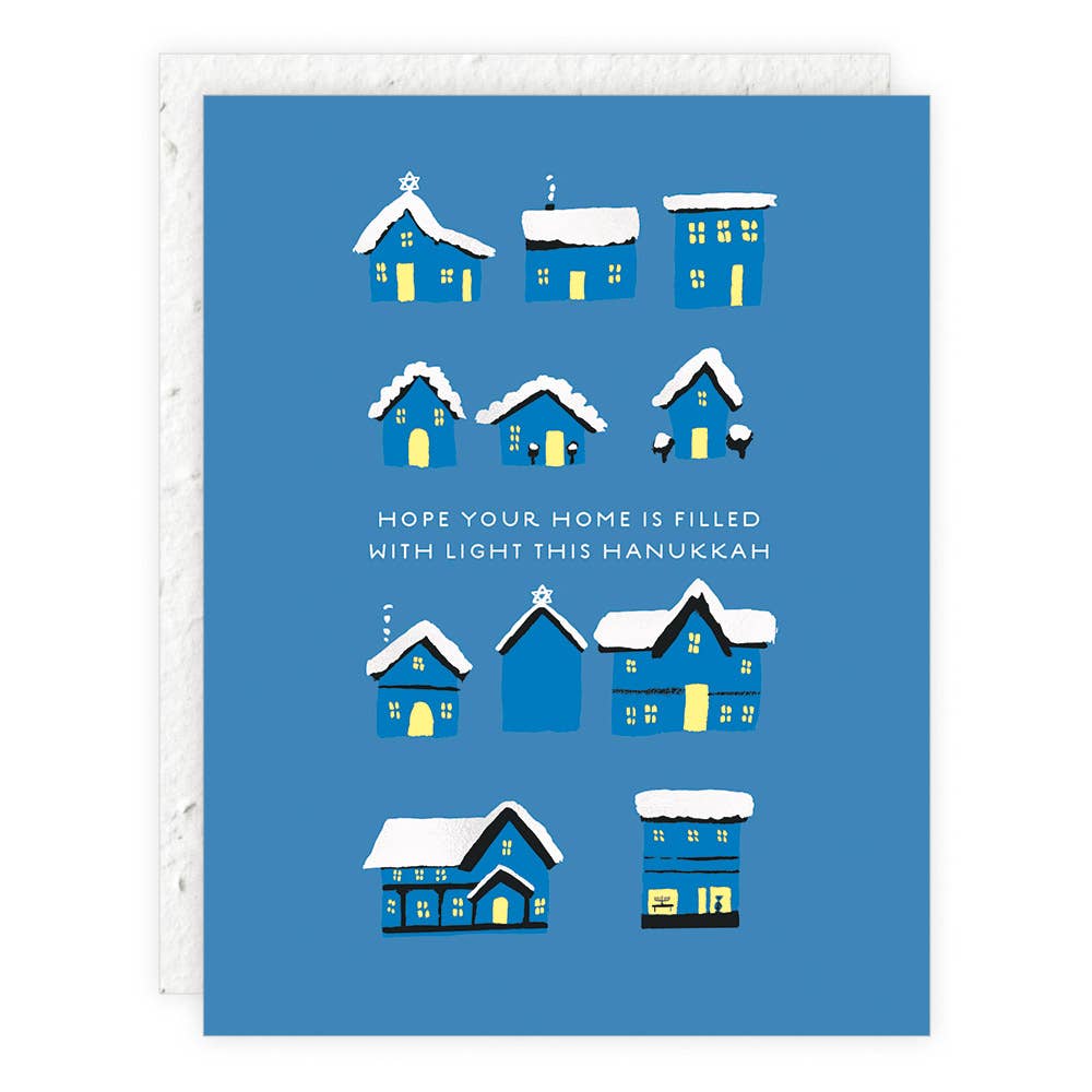 Hanukkah Homes Hanukkah Card - by Carlyle Avenue