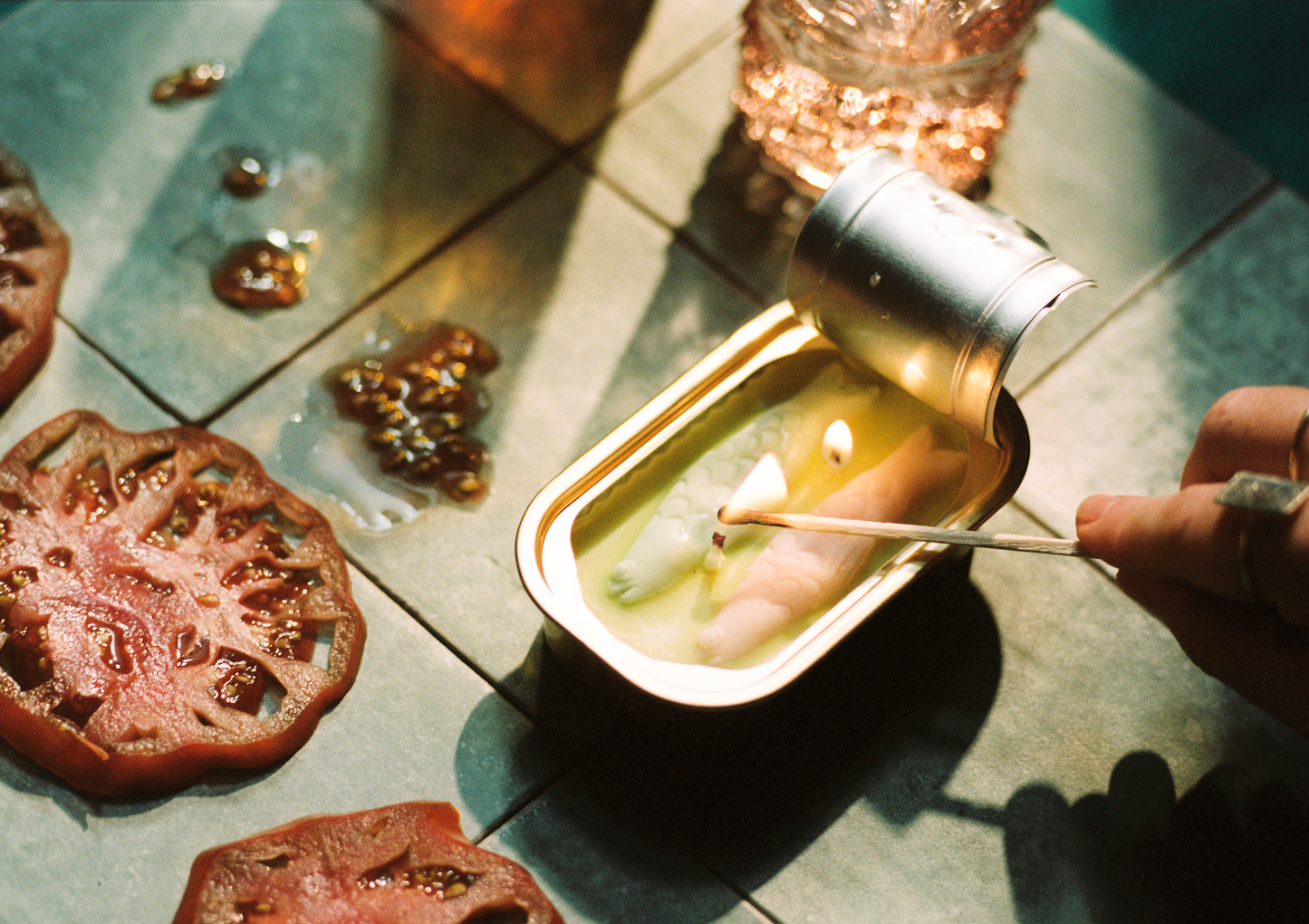Tinned Fish Candle - Olive Oil and Sea Salt - Candles by Carlyle Avenue