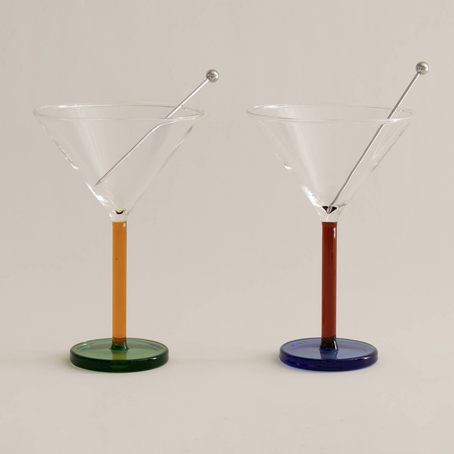 Piano Cocktail Glasses, Dizzy - by Carlyle Avenue