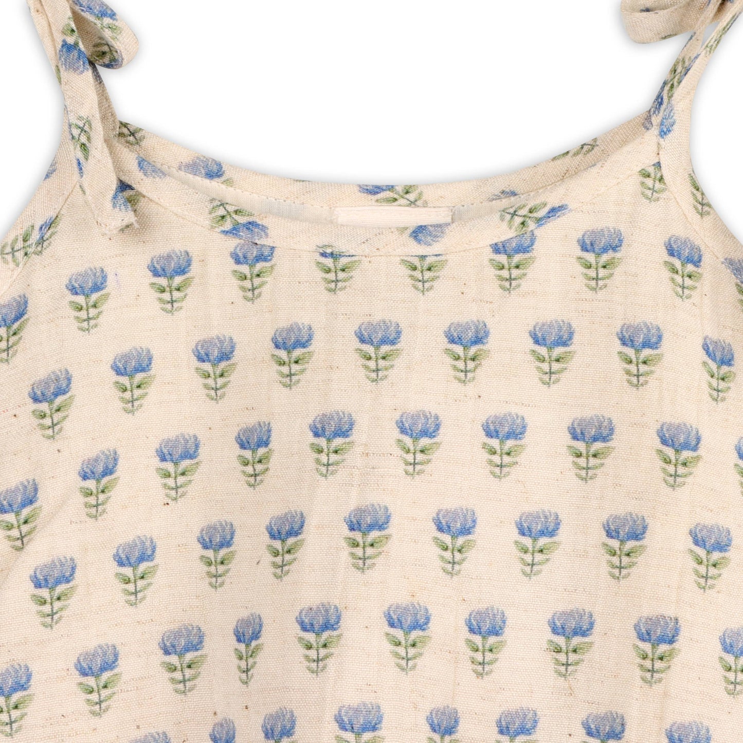 Jaipur Linen Blend Bubble Baby Romper + Headband - Kids Clothing by Carlyle Avenue