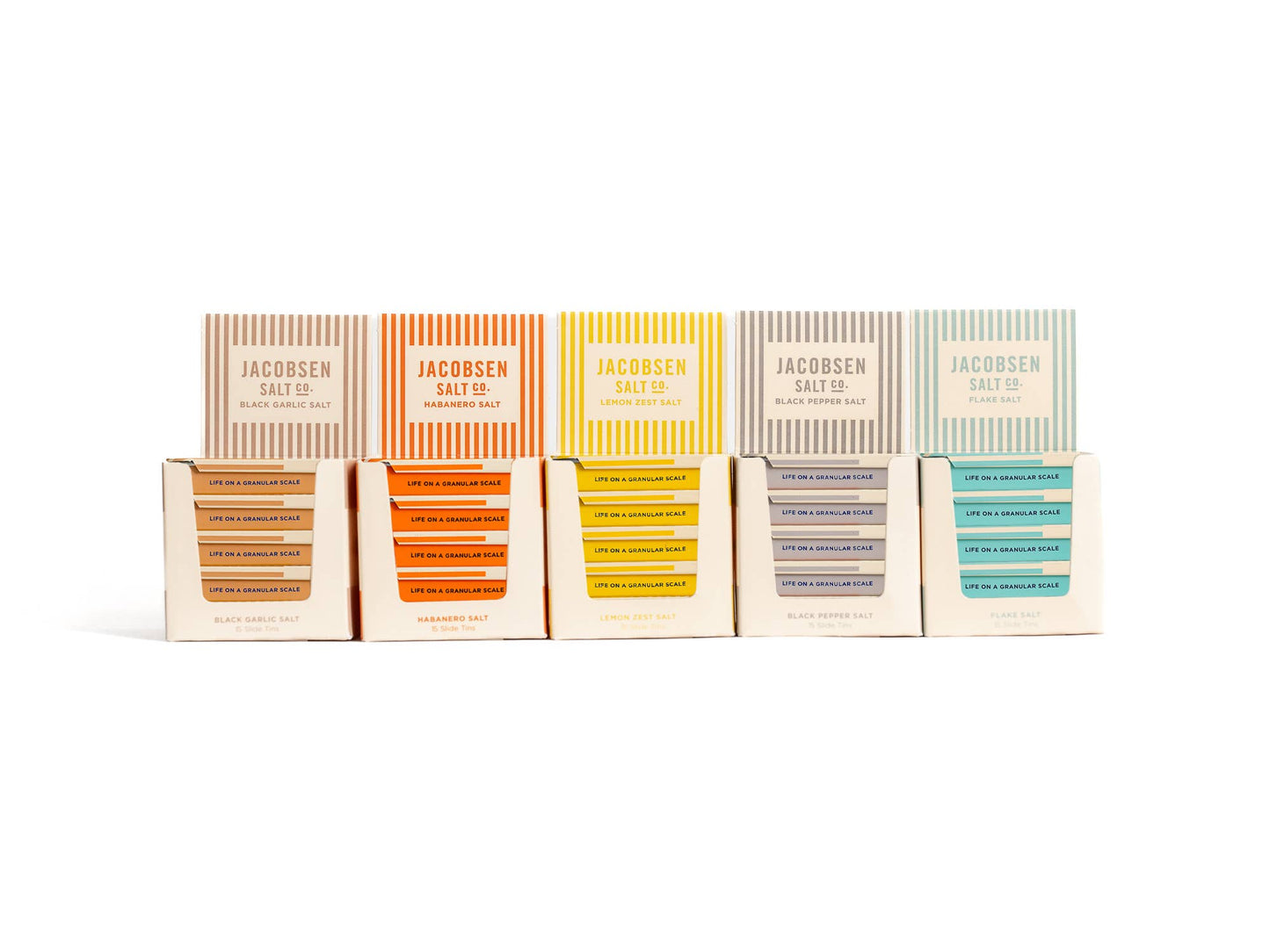 Infused Lemon Zest Sea Salt Slide Tin - by Carlyle Avenue
