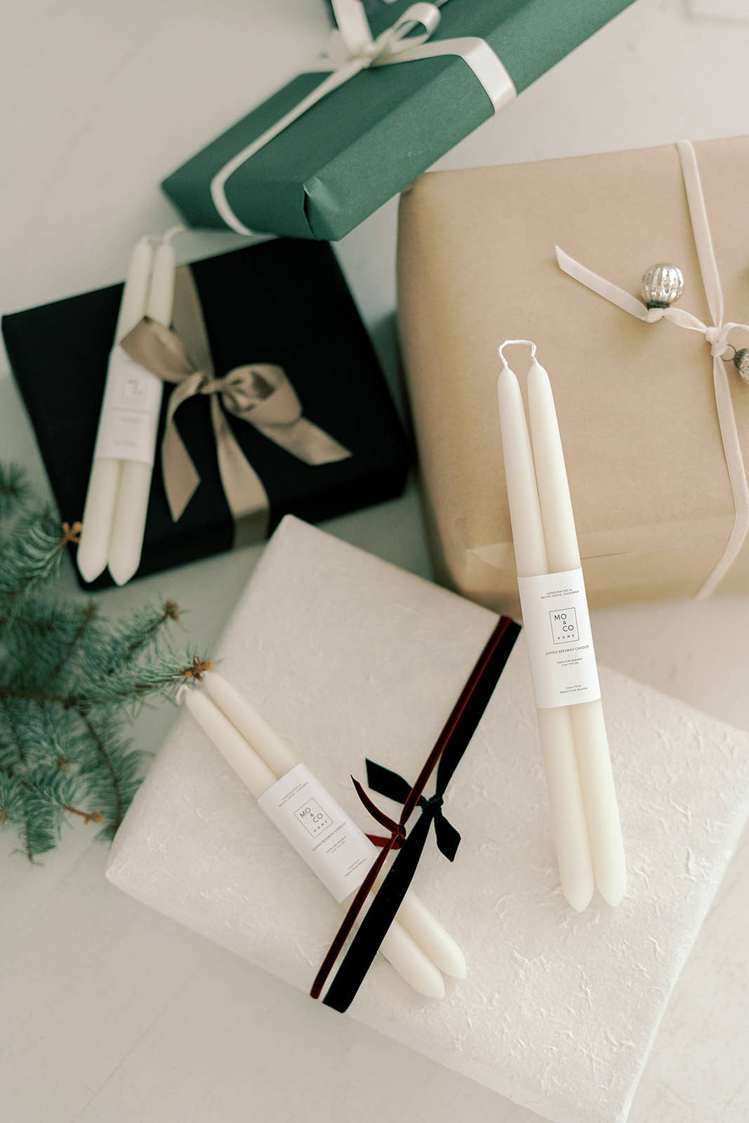 10" & 14" - 100% Beeswax Dipped Candles | Natural White - by Carlyle Avenue