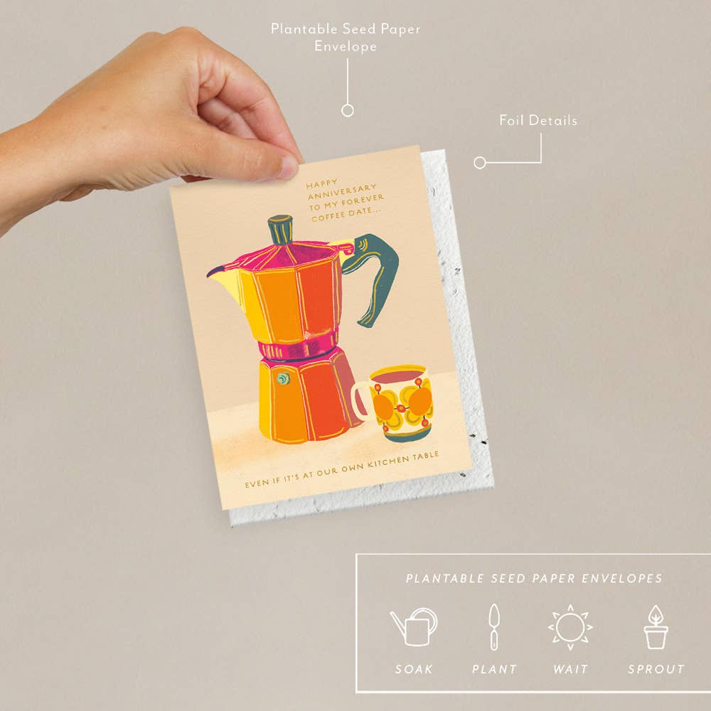 Espresso - Anniversary Card - by Carlyle Avenue