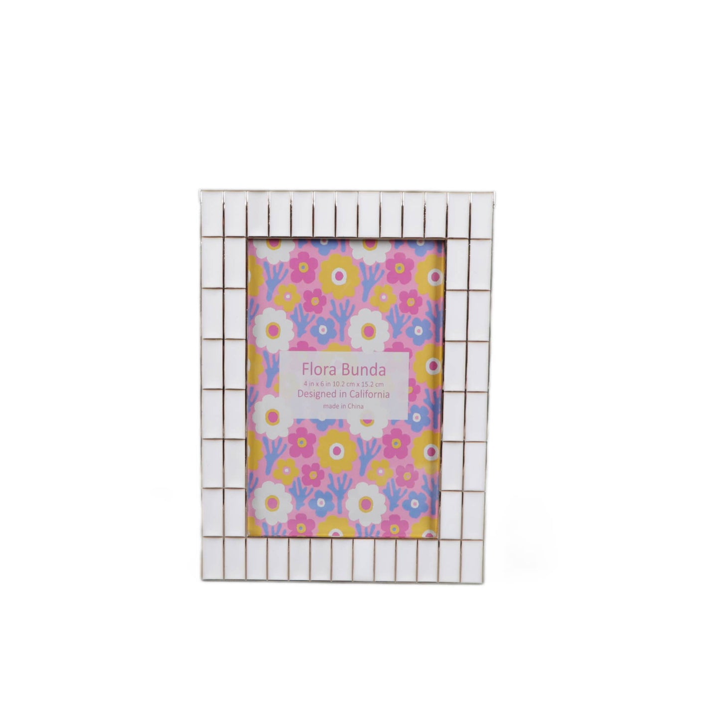 4x6 Double Brick Wall Zinc Alloy Picture Frame - Picture Frames by Carlyle Avenue