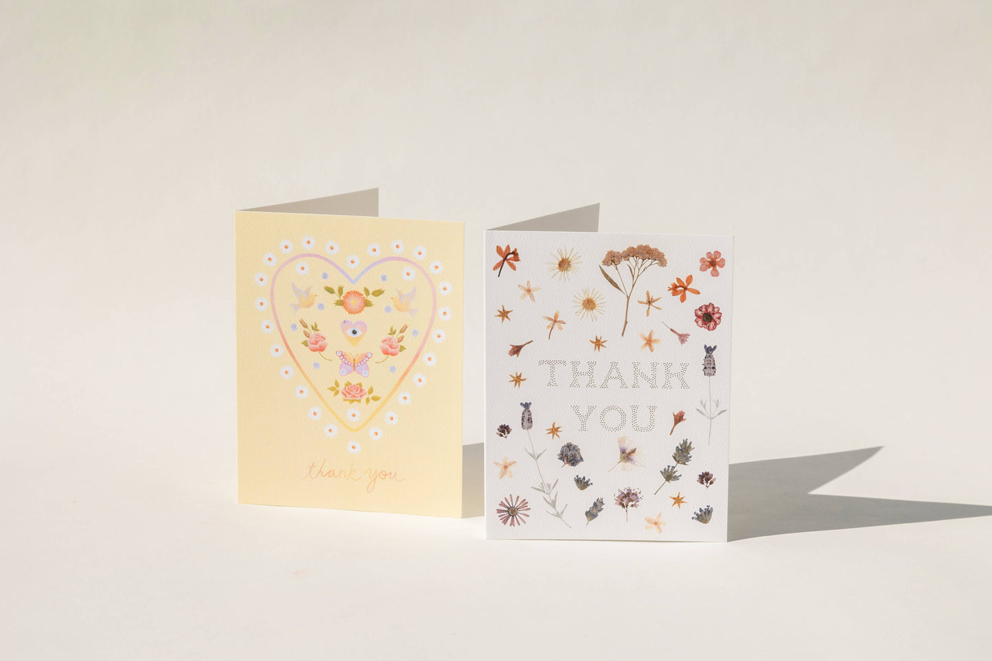 Spring Heart Thank You Card - by Carlyle Avenue