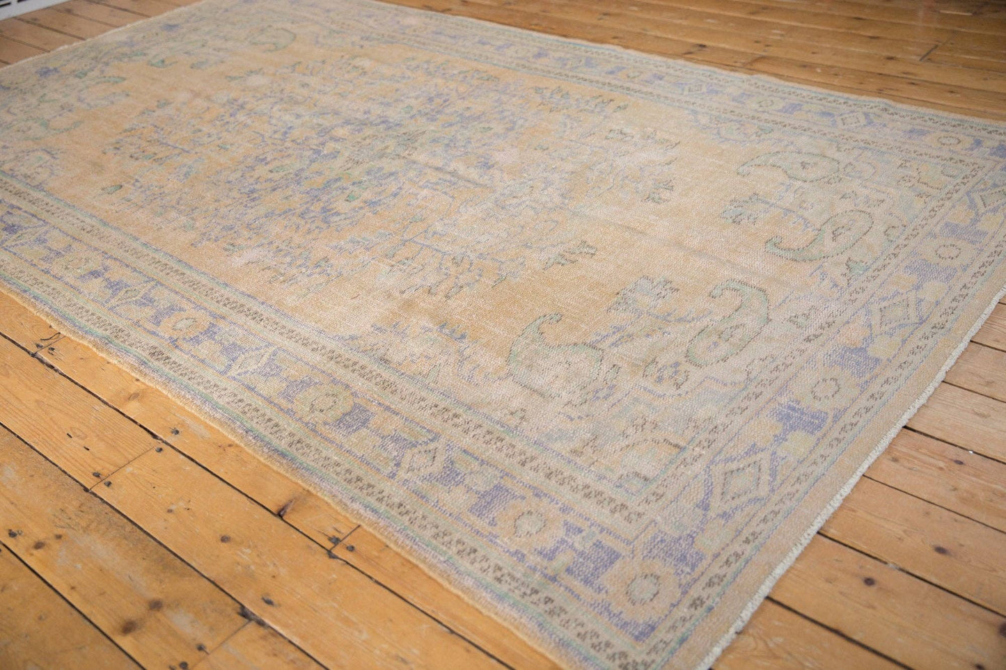 6x10 Vintage Distressed Oushak Carpet - Rug by Carlyle Avenue