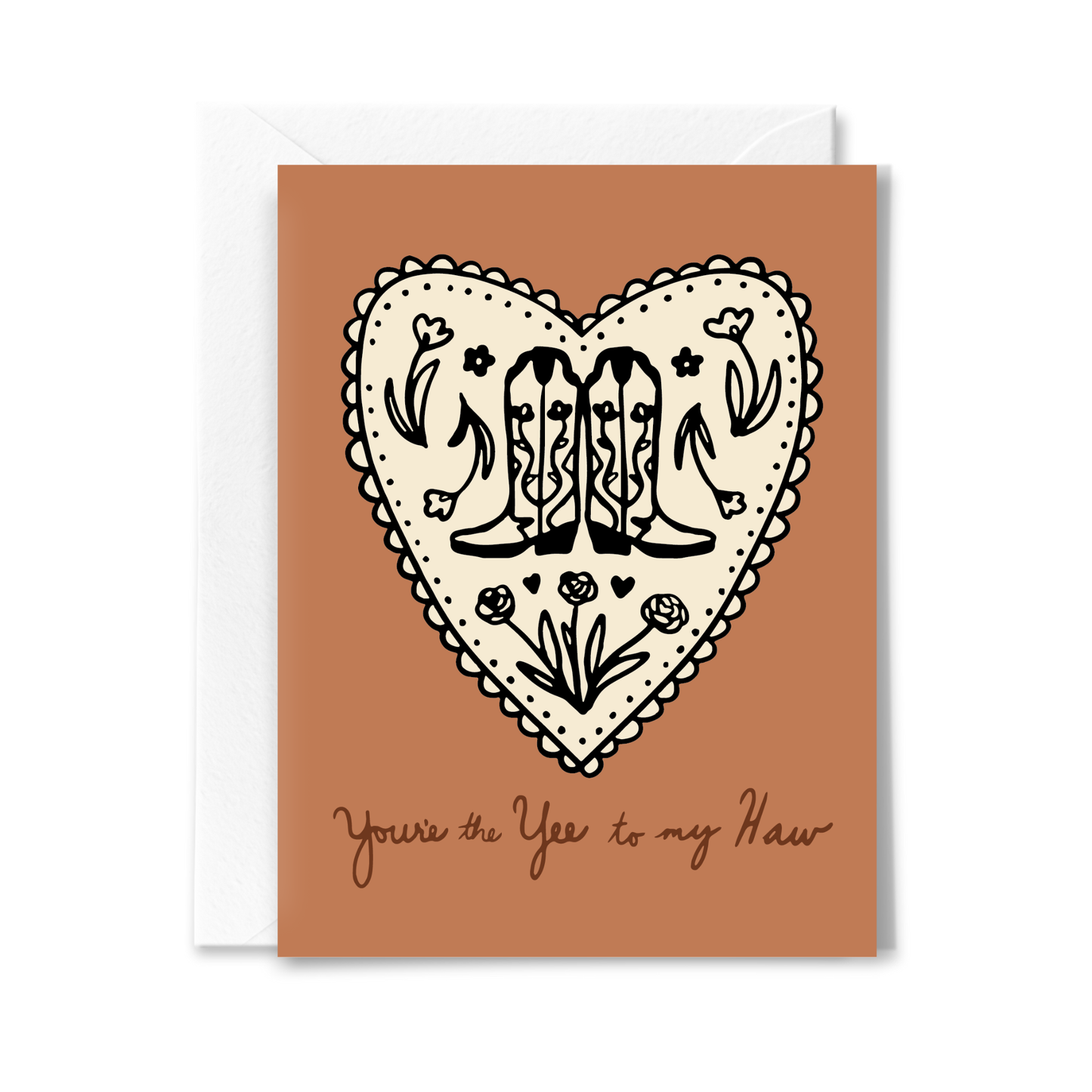 Yee to My Haw Love Card - by Carlyle Avenue
