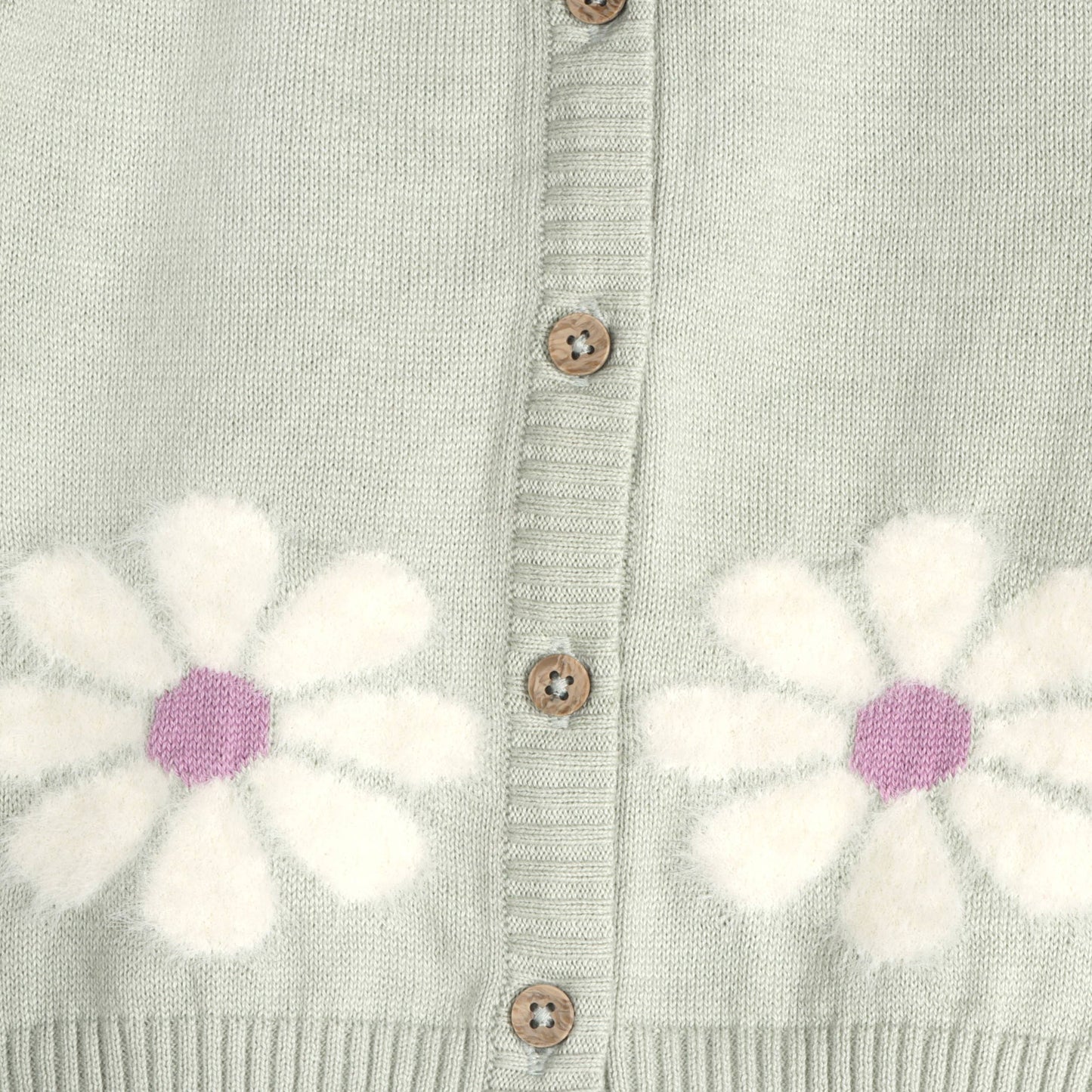 Flower & Heart Baby Sweater Cardigan & Pants Set -Organnic - Kids Clothing by Carlyle Avenue