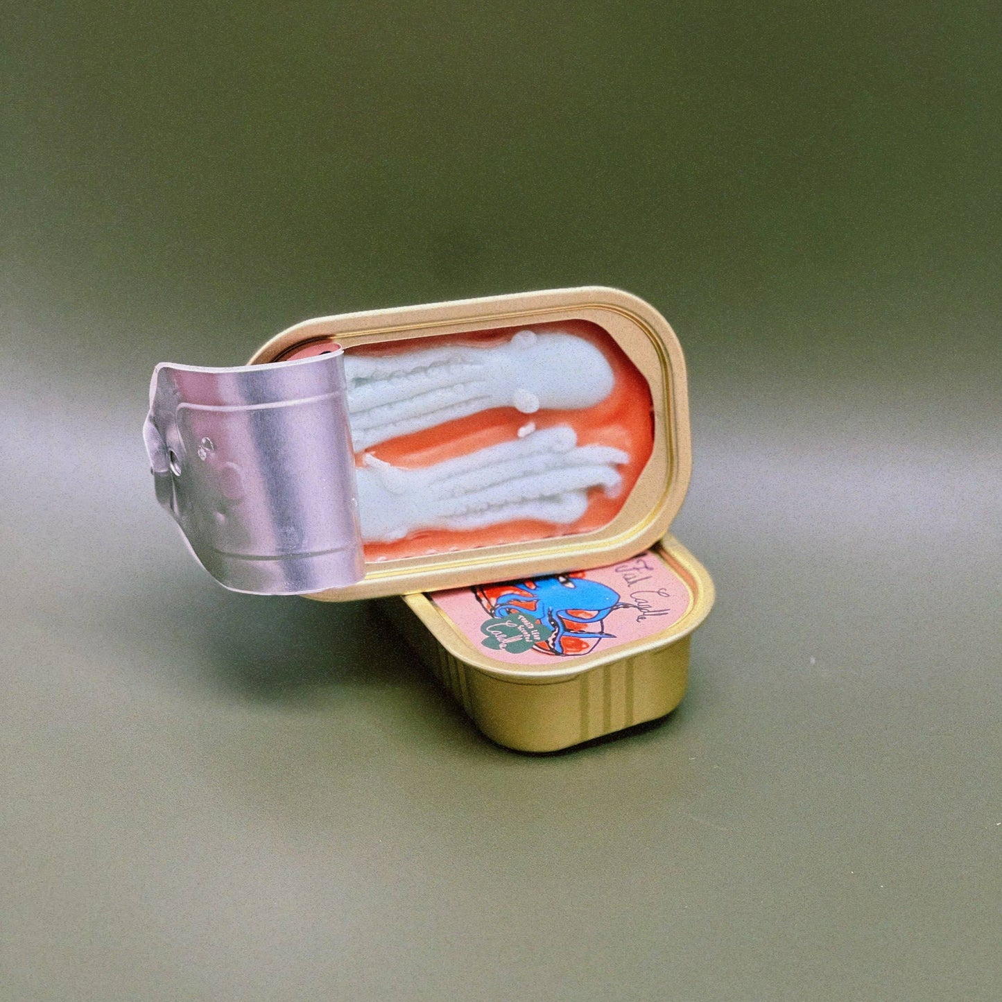 Tinned Fish Candle - Pulpo in Tomato Sauce - Candles by Carlyle Avenue
