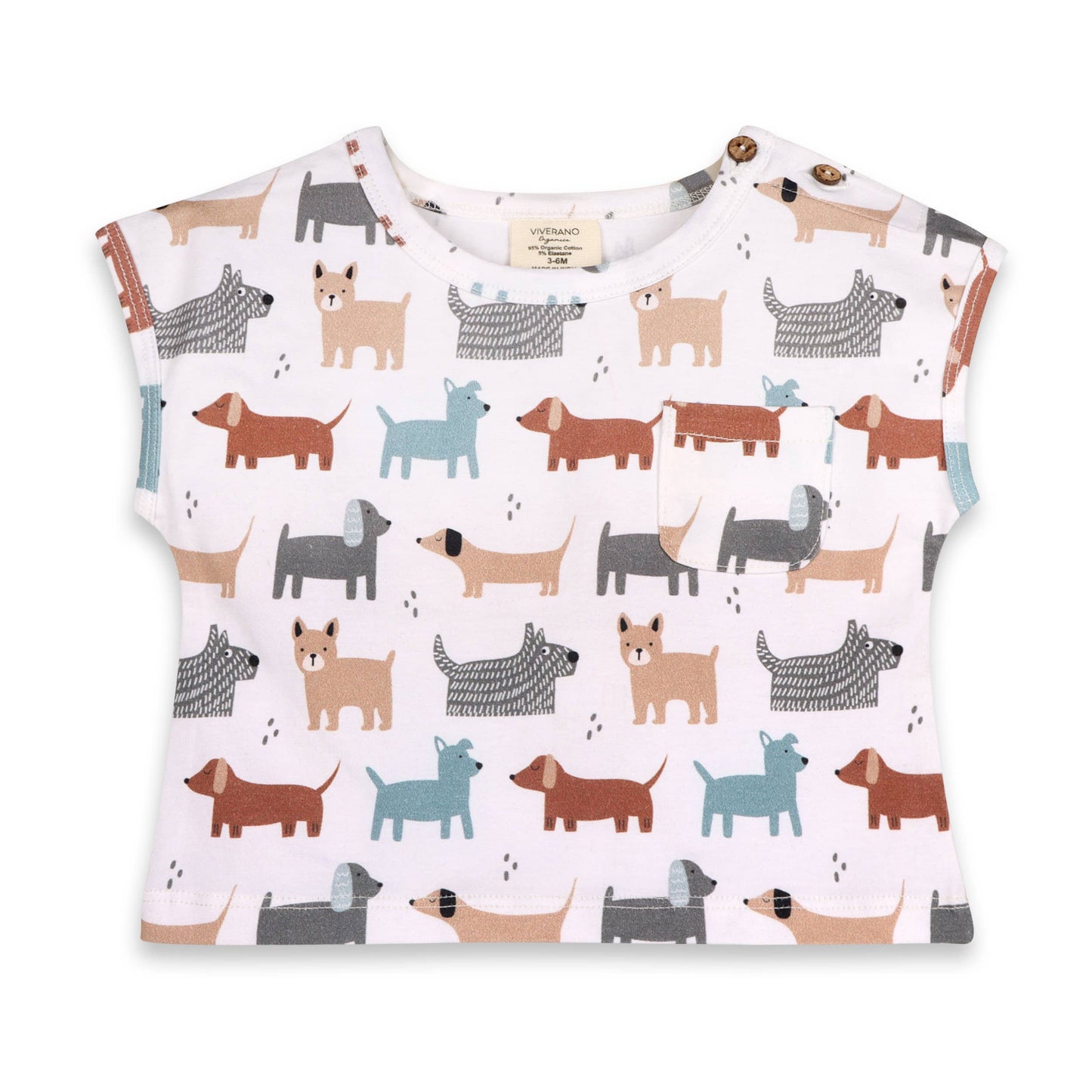 Dog Baby Tee Top + Shorts (Organic Jersey) - by Carlyle Avenue