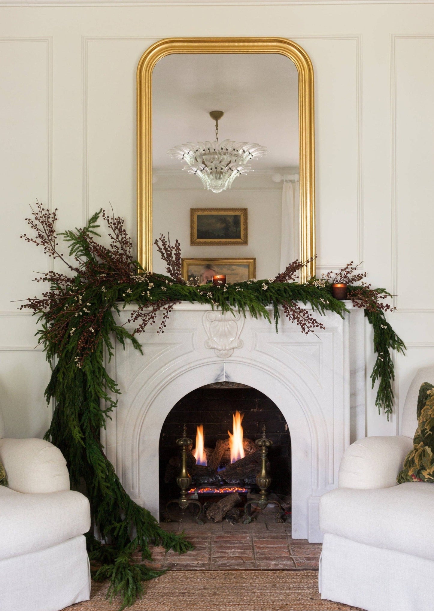 The Original Afloral Real Touch Norfolk Pine Garland - 60" - by Carlyle Avenue