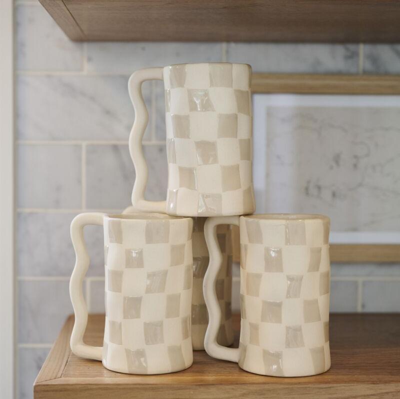 Checkered Mug - Drinkware by Carlyle Avenue