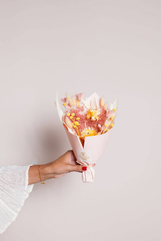 Sunset Dried Flower Bouquet -  by Carlyle Avenue