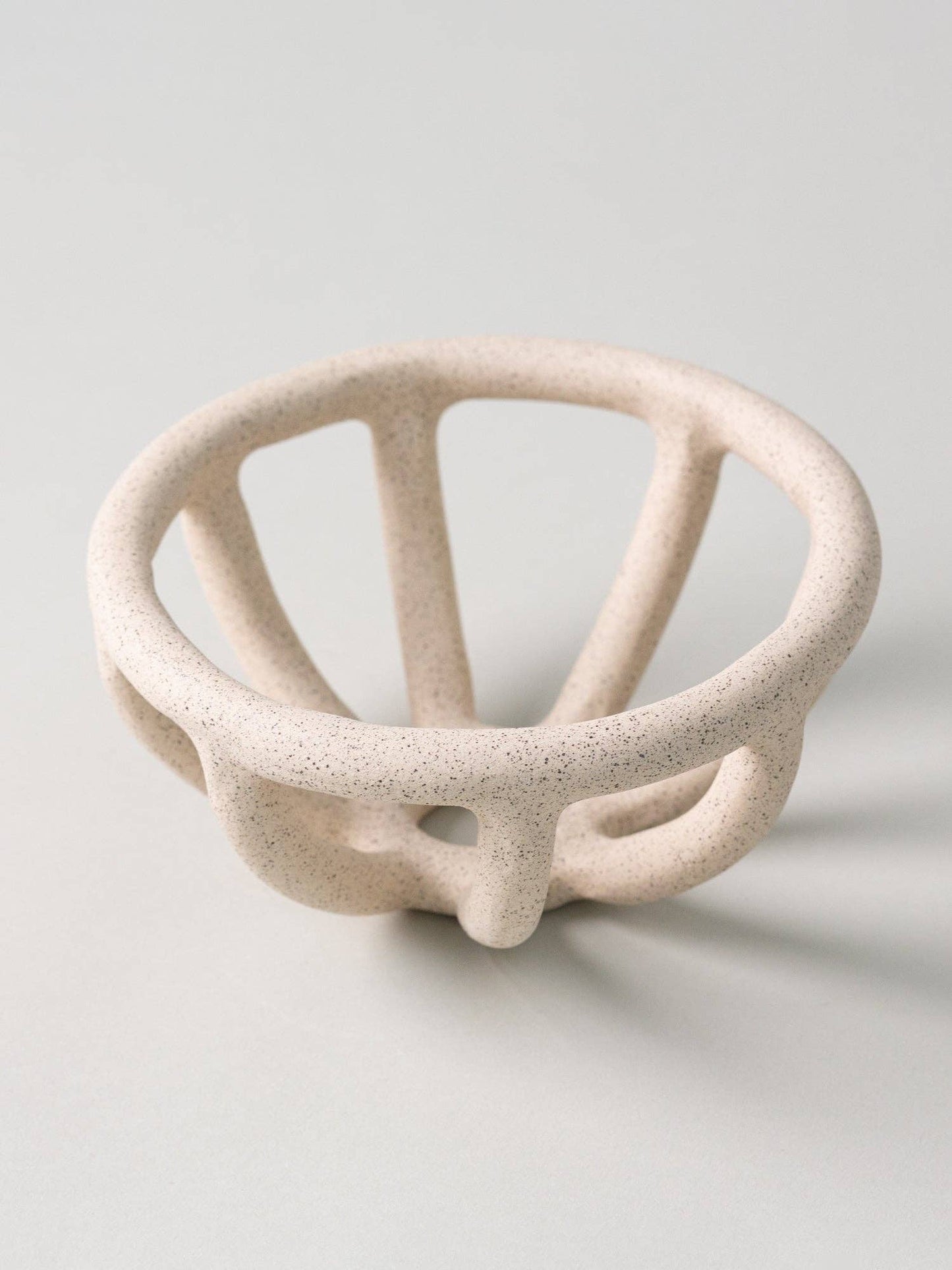 Prong Fruit Bowl, Sand - Decorative Bowls by Carlyle Avenue