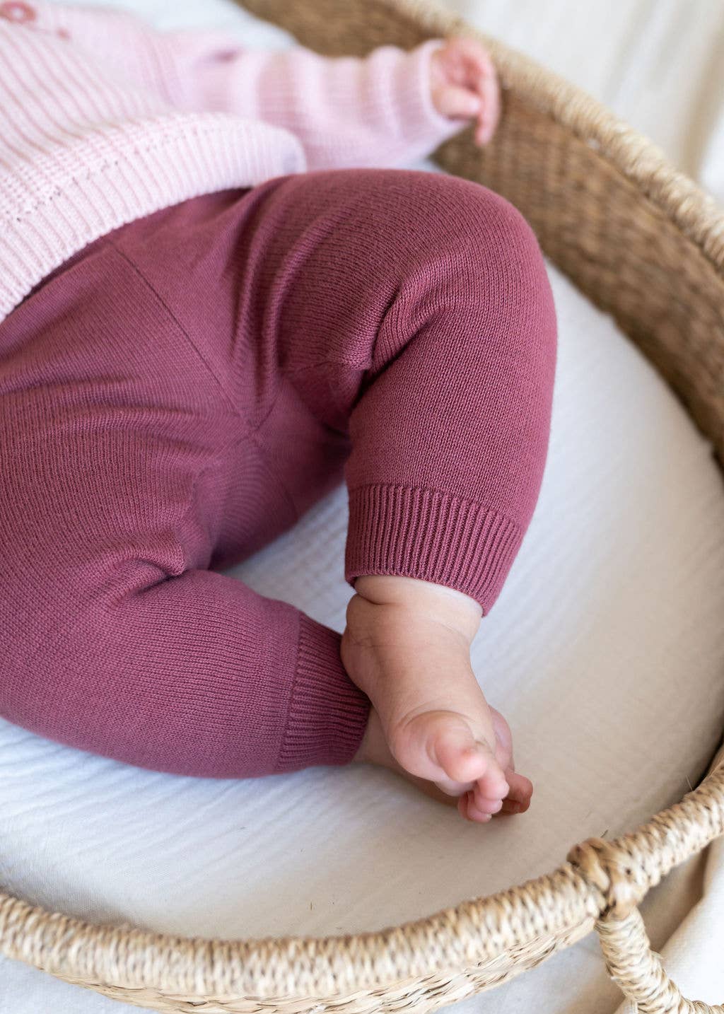 Pocket Sweater Knit Baby Legging Pants (Organic Cotton) - Kids Clothing by Carlyle Avenue