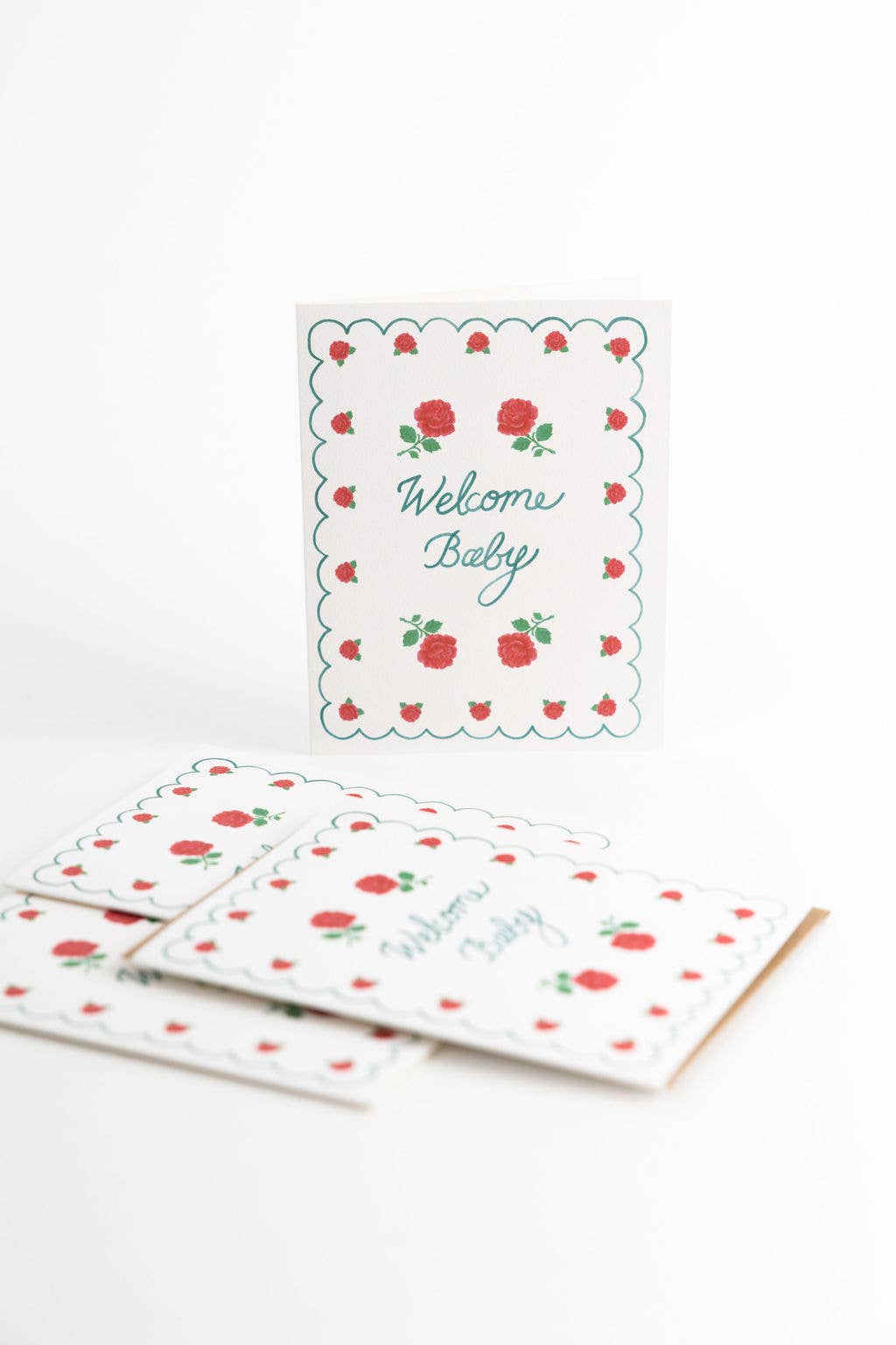 Rose Baby Card - Greeting Cards by Carlyle Avenue