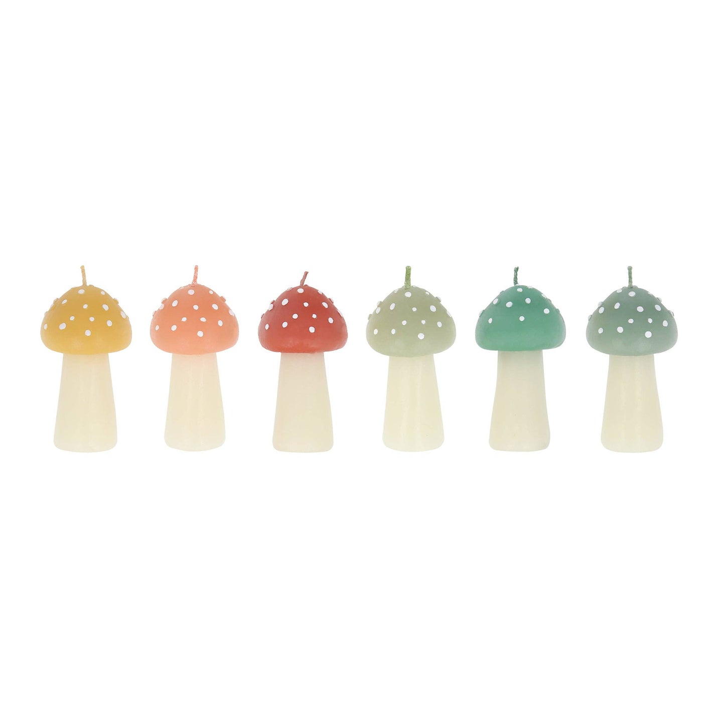 Rustic Mini Mushroom Candles