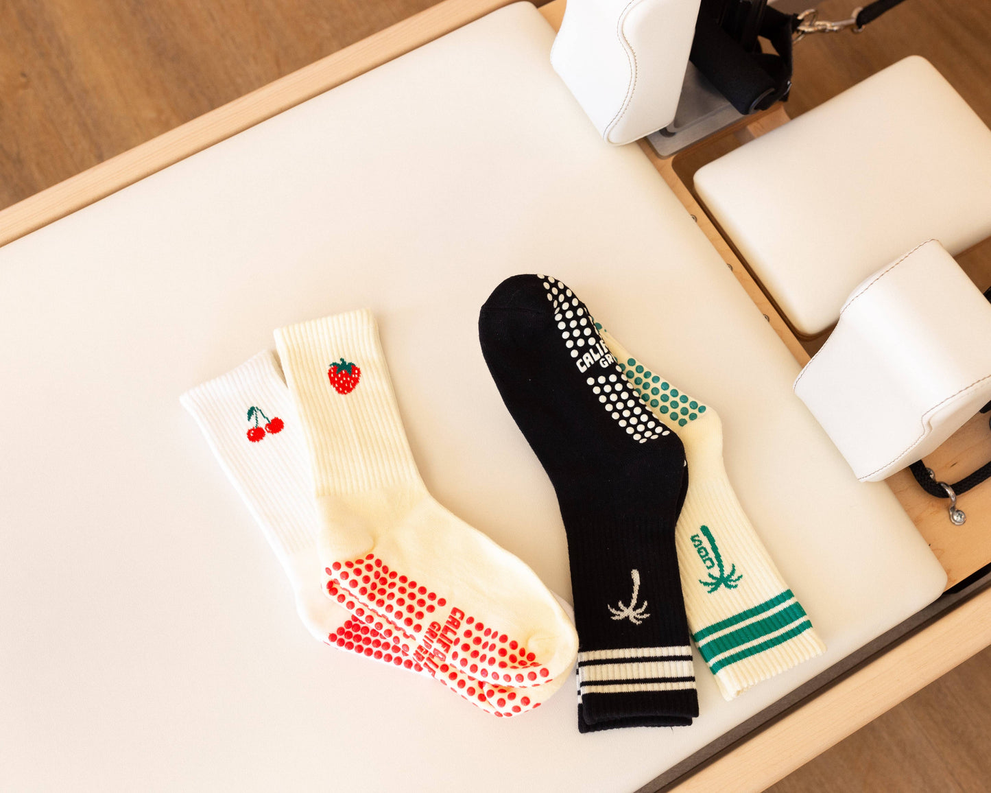 The Palm Grip Socks - Black - by Carlyle Avenue